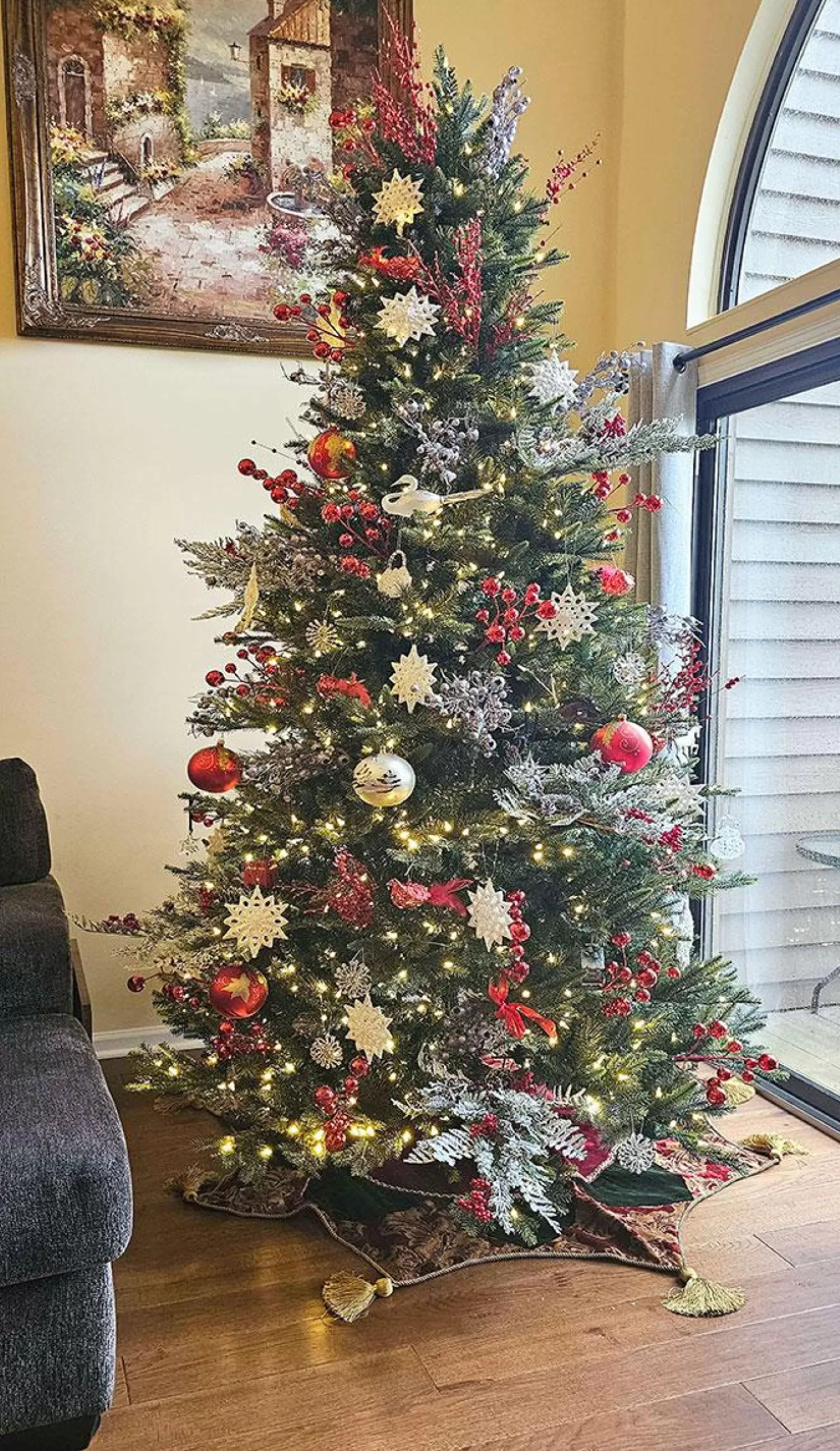 New Treetime 10' Geneva Fir Tree ColorChange LED