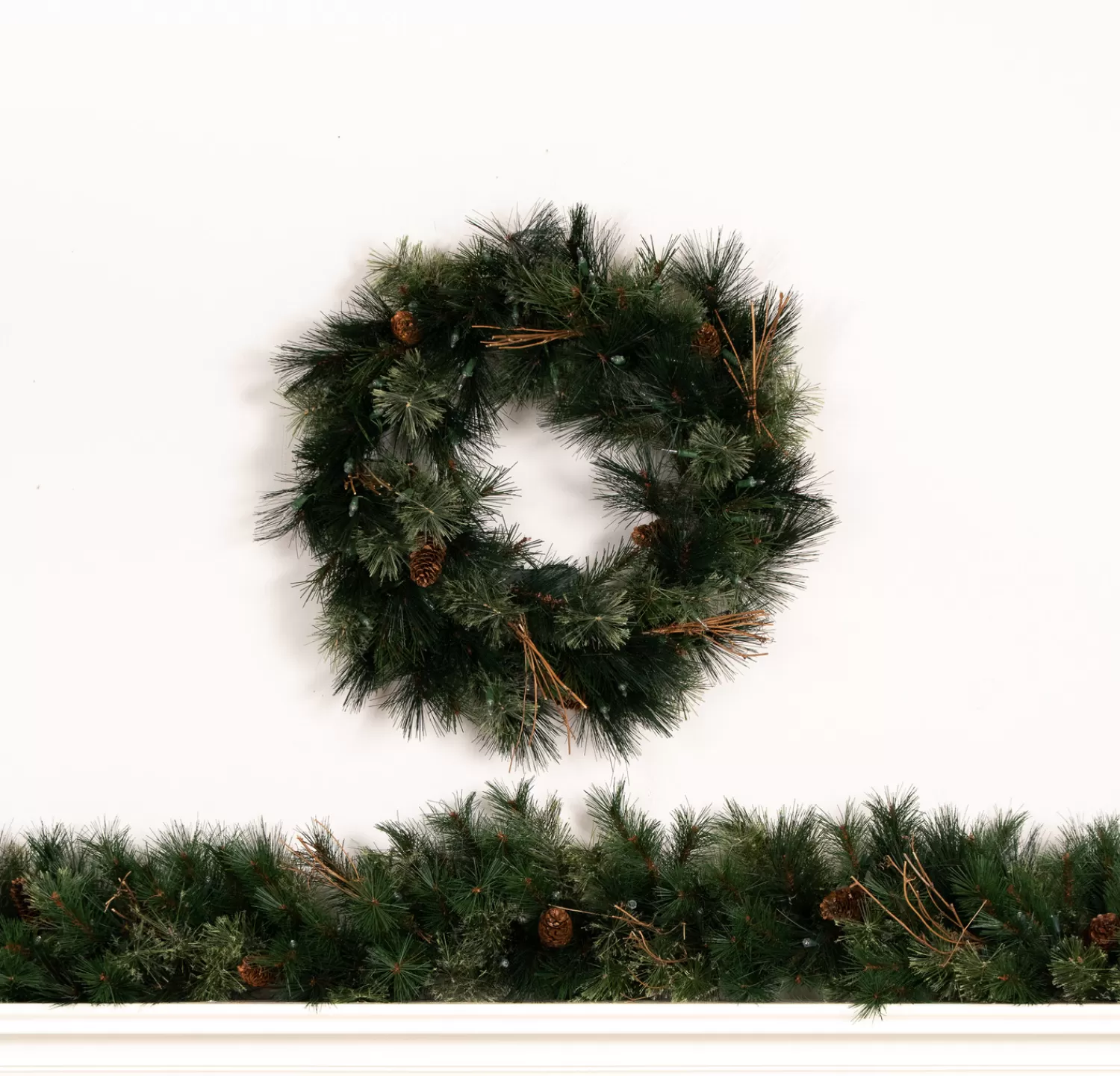 Fashion Treetime 18'x12" Foxtail Mixed Pine Garland - Unlit