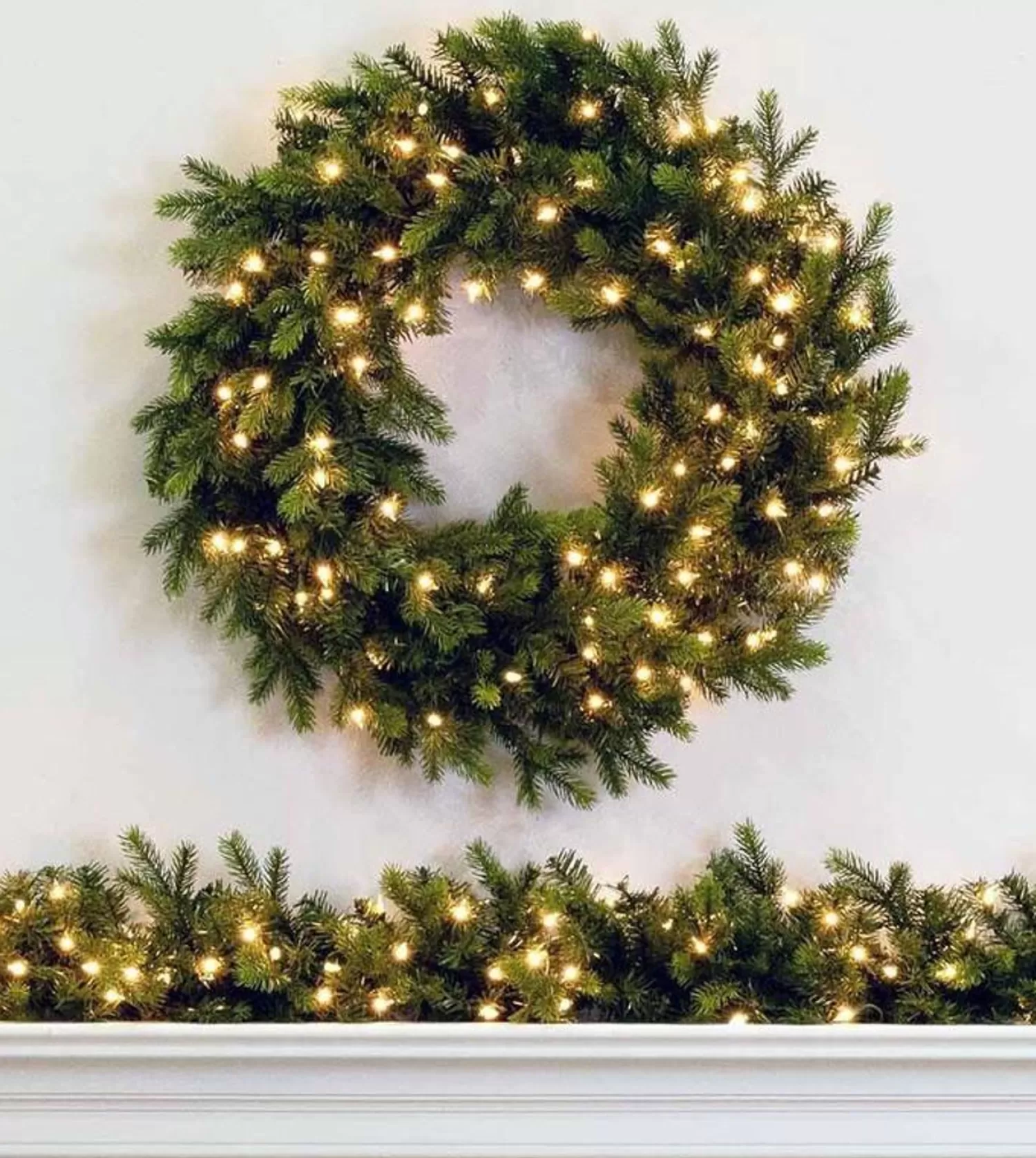 Cheap Treetime 24" Wexford Spruce Wreath - ColorChange LED (Clearance)