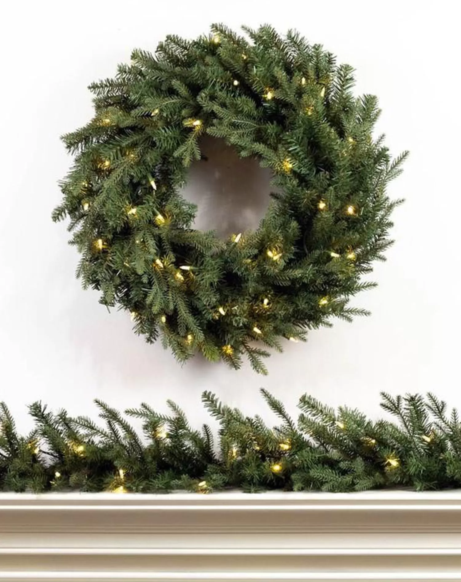 Best Sale Treetime 30" Cumberland Fir Wreath - ColorChange LED