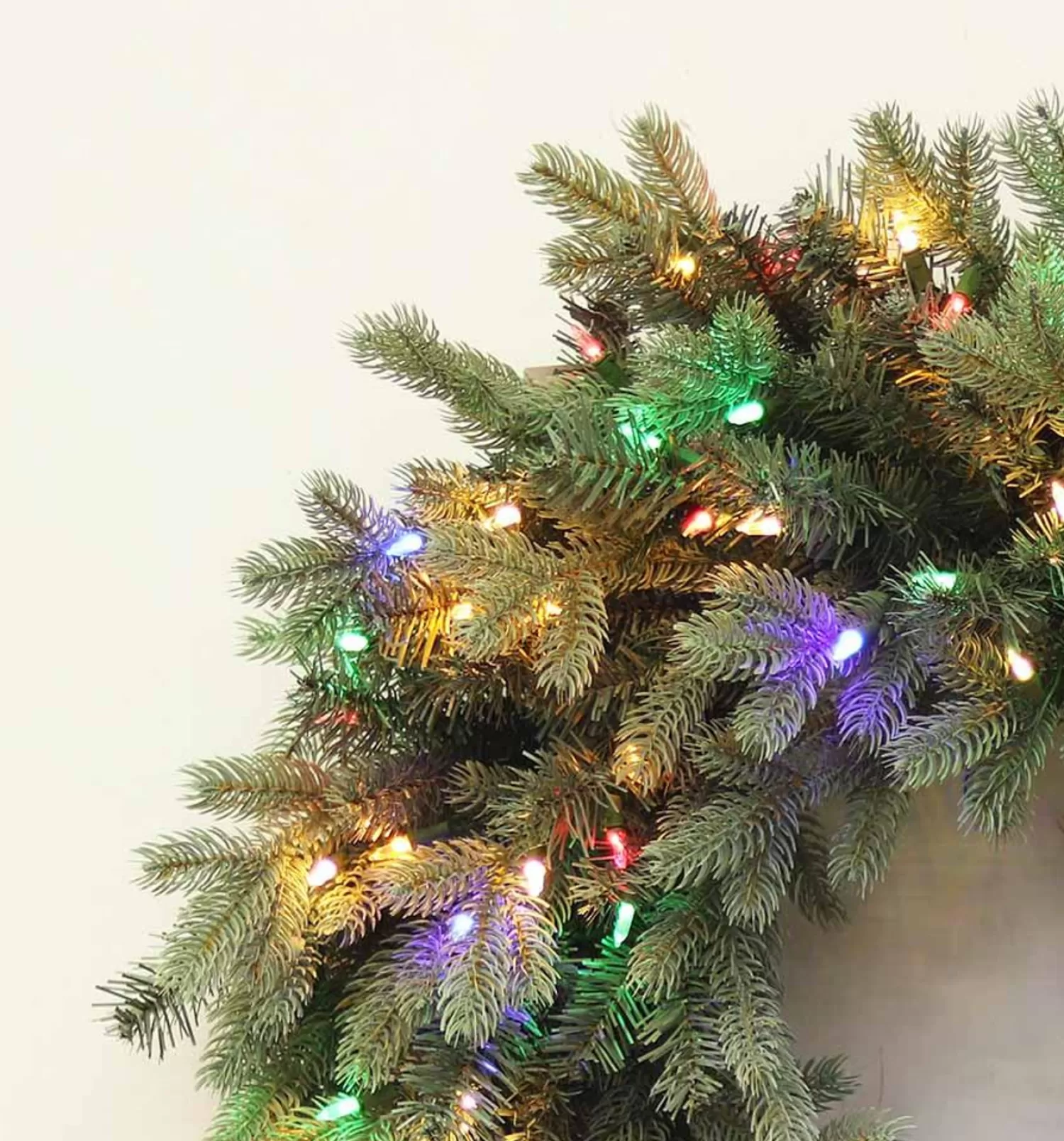 Cheap Treetime 30" Savoy Blue Spruce Wreath - ColorChange LED