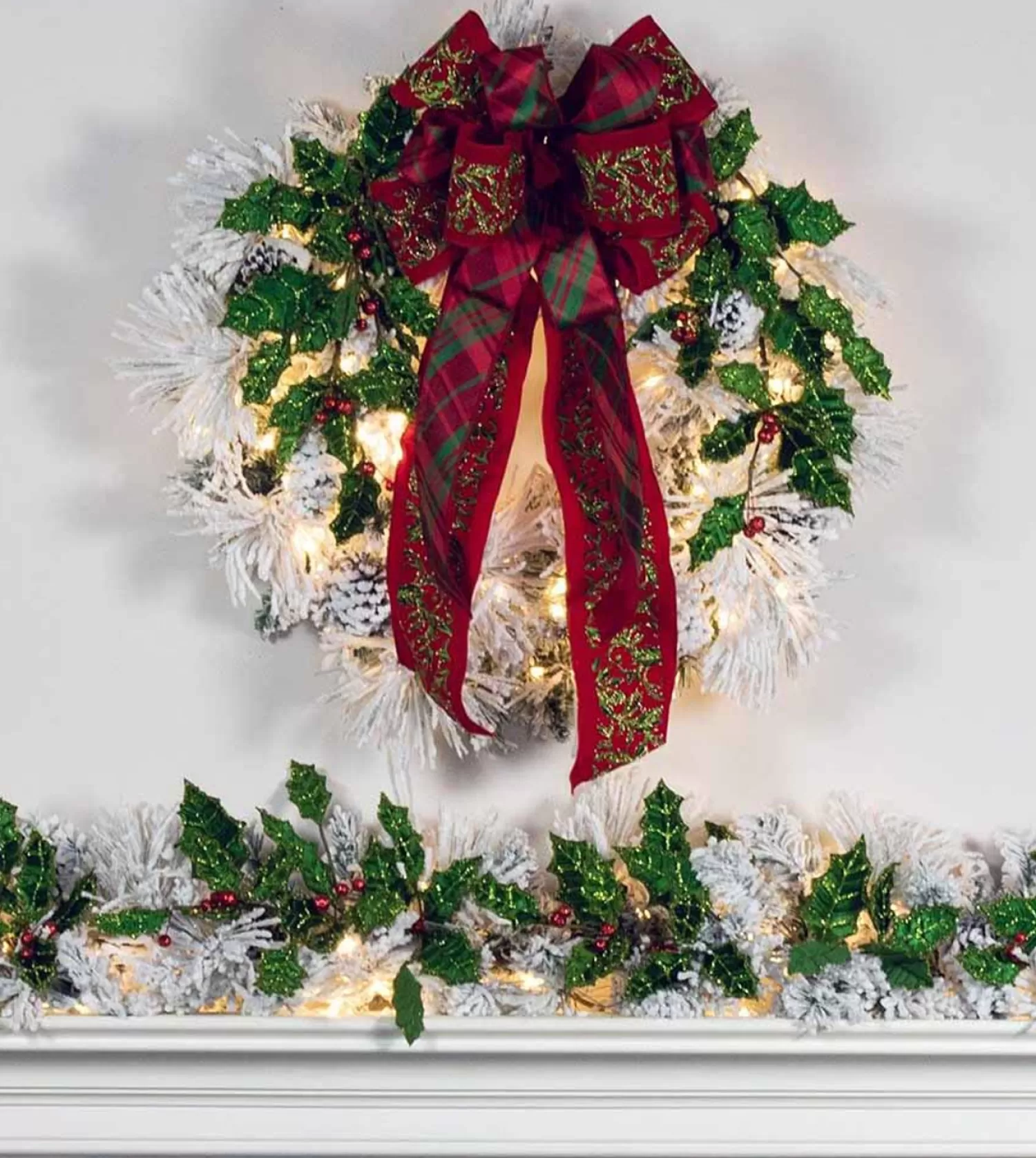 Shop Treetime 30" Snow Angel Wreath - ColorChange LED