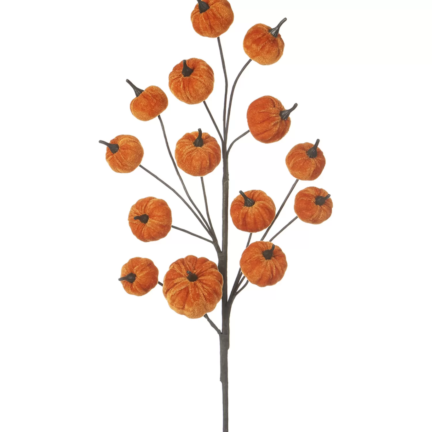 Best Sale Treetime 30" Velvet Pumpkin Spray Orange