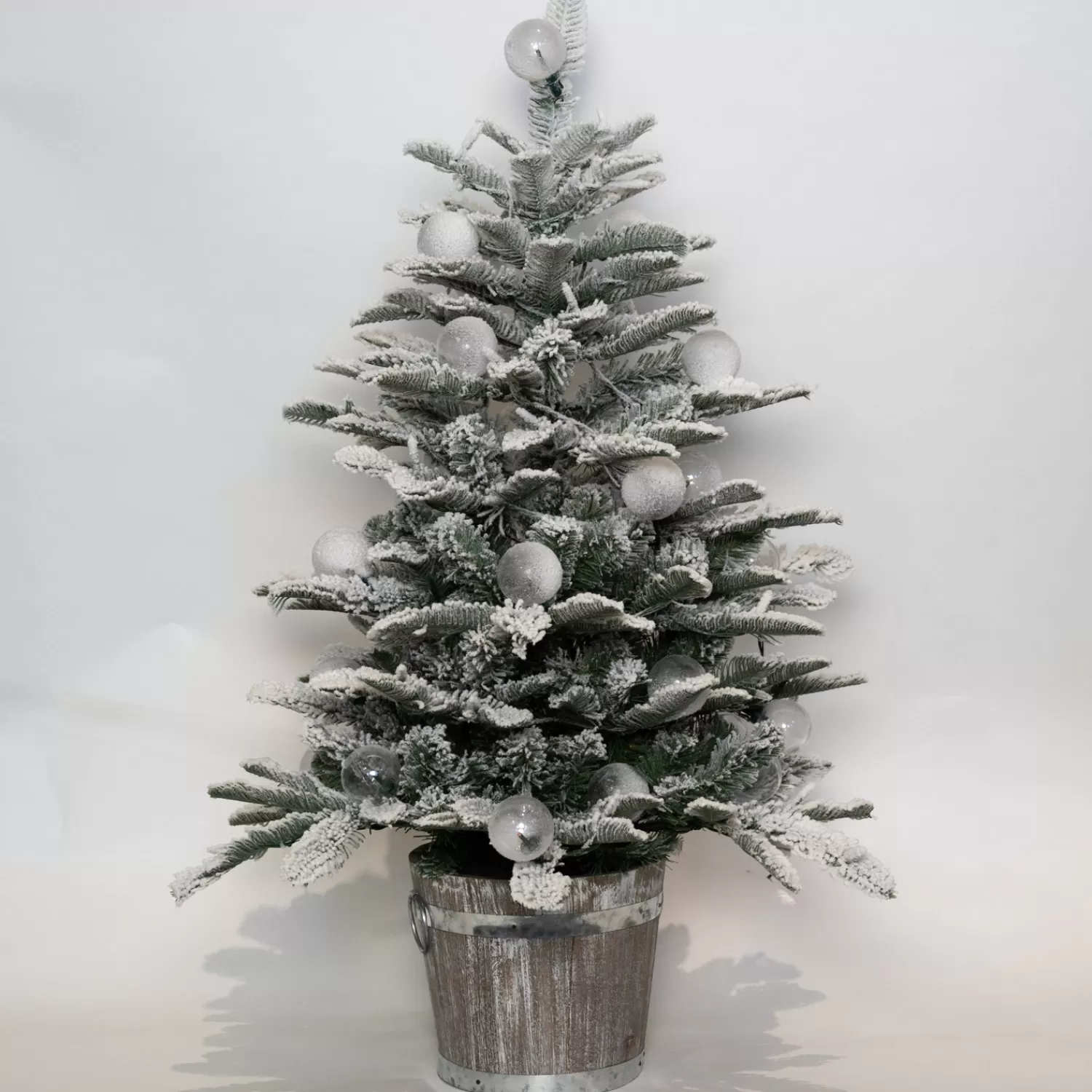 Discount Treetime 3' Anaheim Fir Potted Tree - Clear LED ColorChange Lights