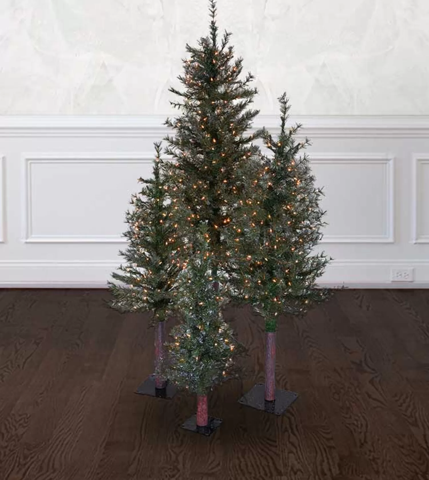 Outlet Treetime 3' GLITTER ALPINE Tree - Clear