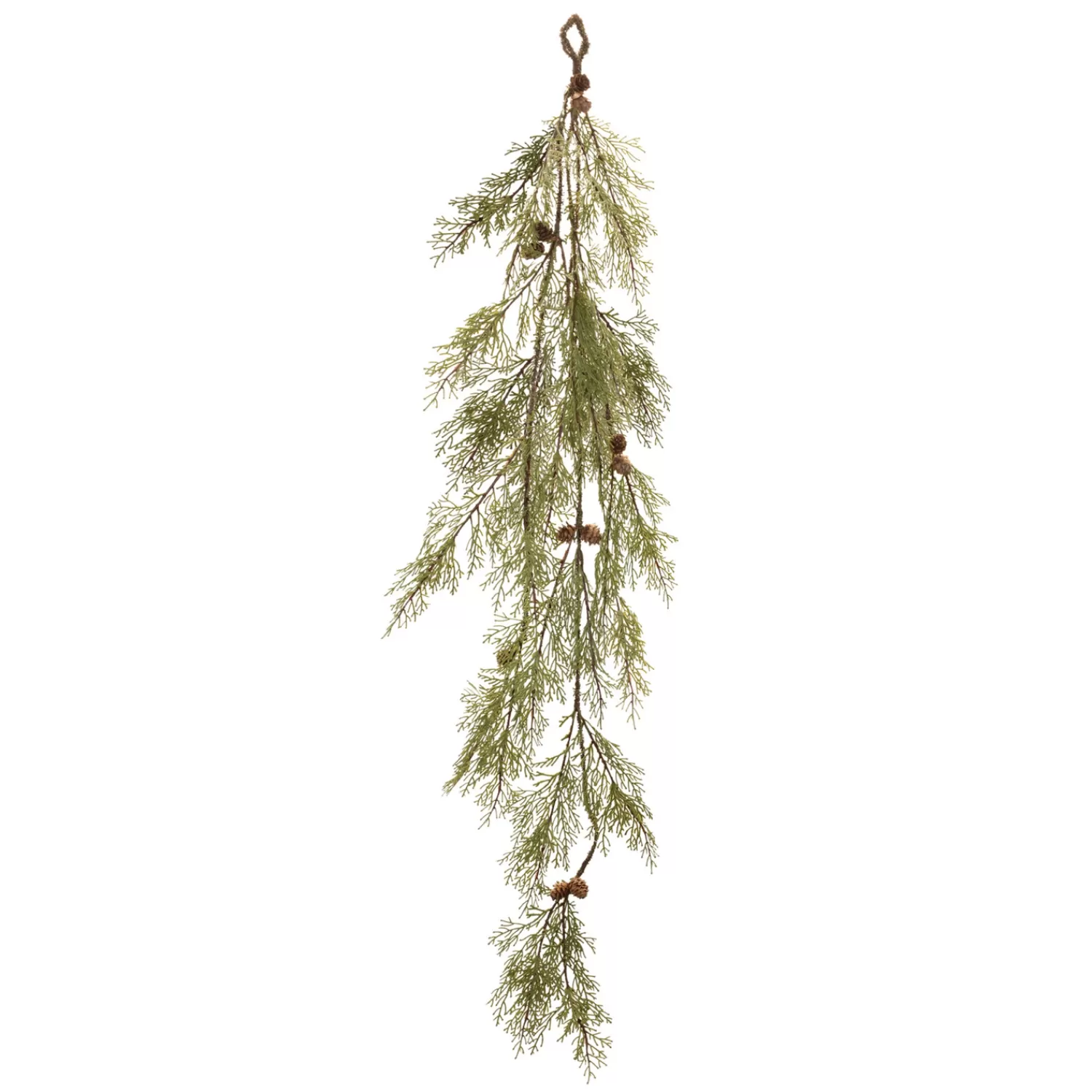 Store Treetime 48" Pine Garland W/Pinecones