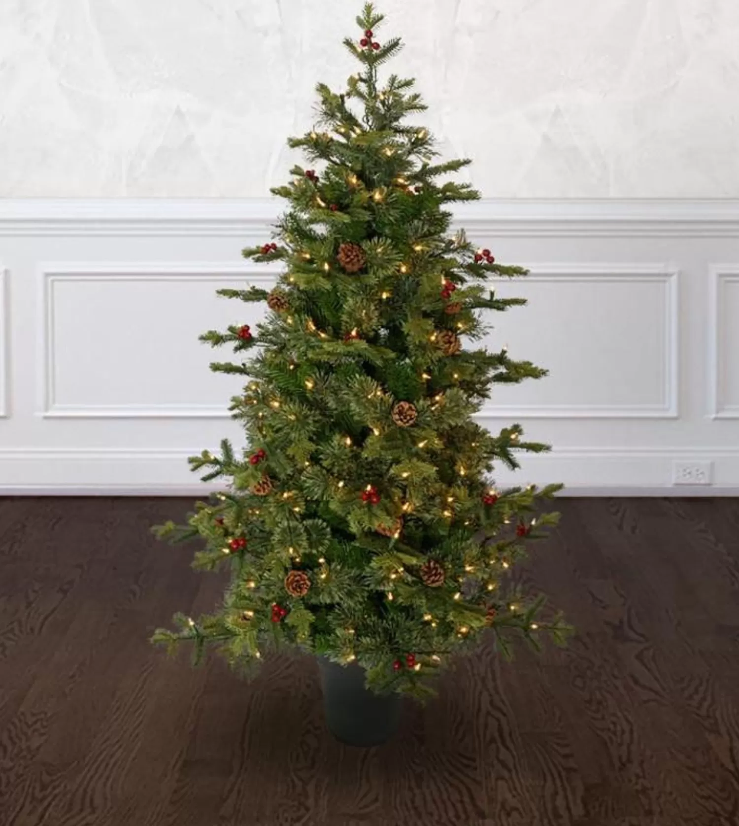 Cheap Treetime 5' Potted Timberline Tree - Clear