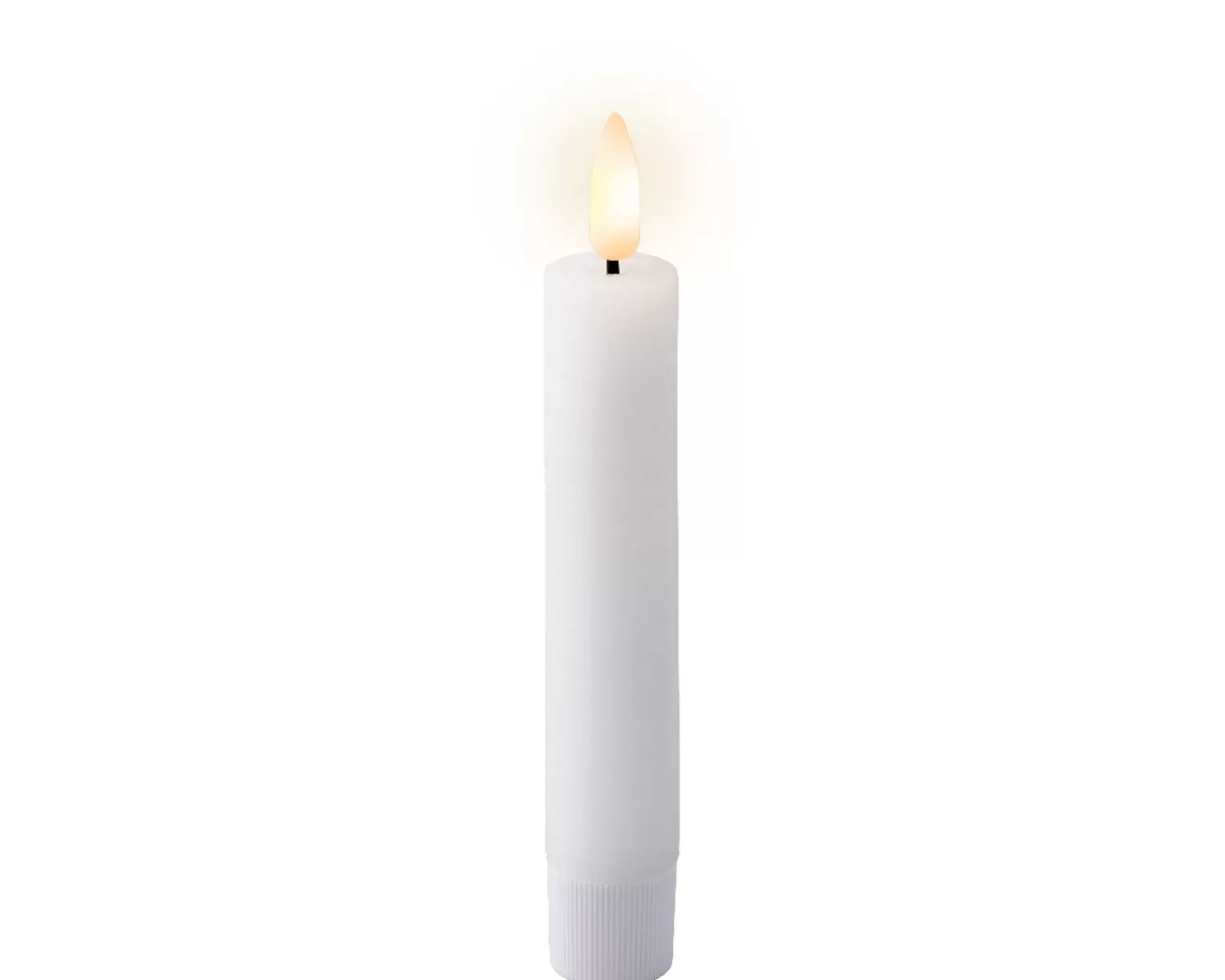 Discount Treetime 6.3" LED Wick, Wax Dinner Candle, Box Of 2, White