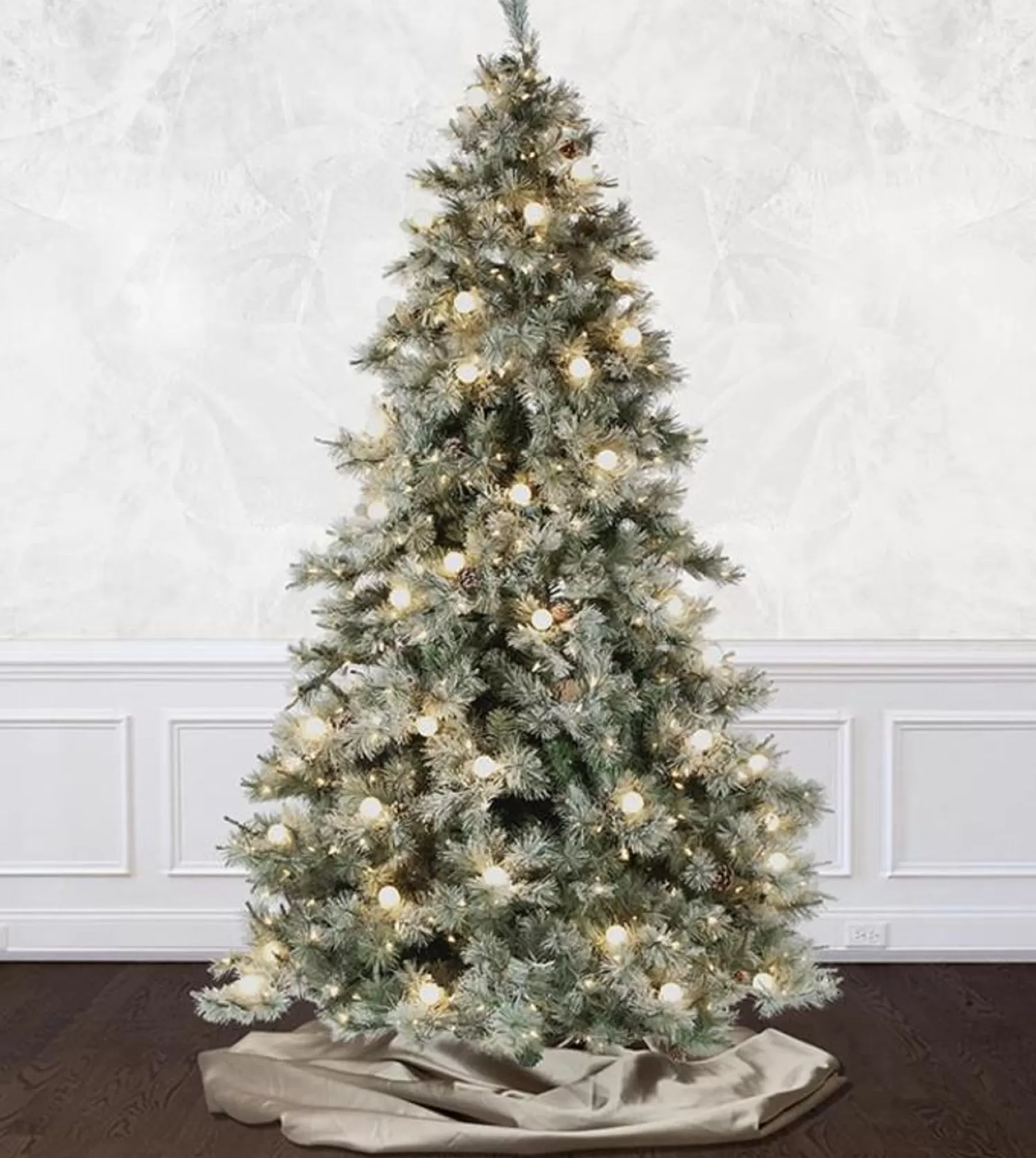 Fashion Treetime 6.5' Frosted Elegance Tree - Clear LED