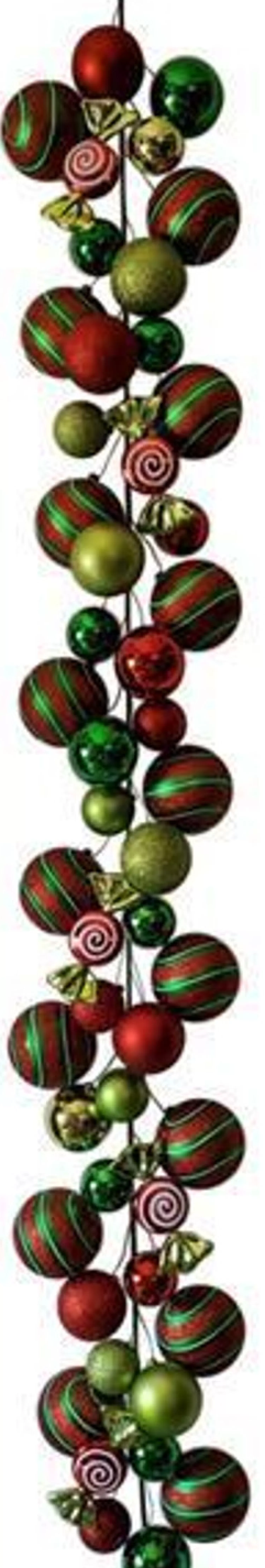 Outlet Treetime 6' Effortless Candy Ornament Garland