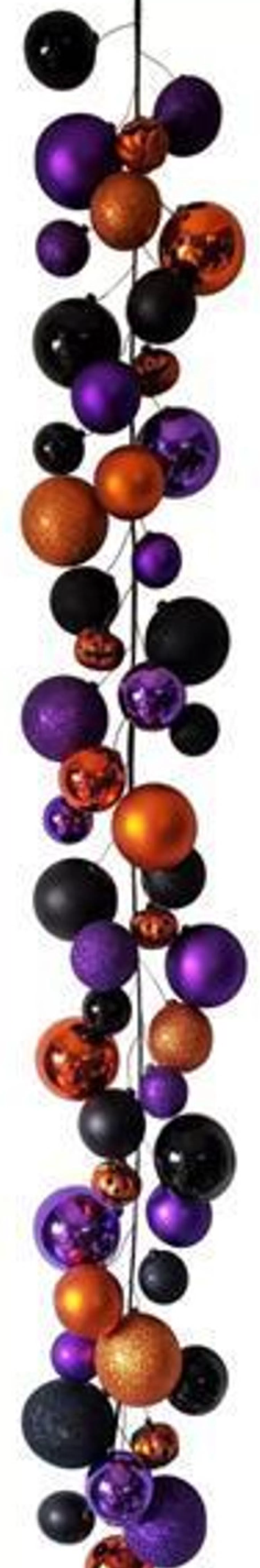 New Treetime 6' Effortless Halloween Ornament Garland