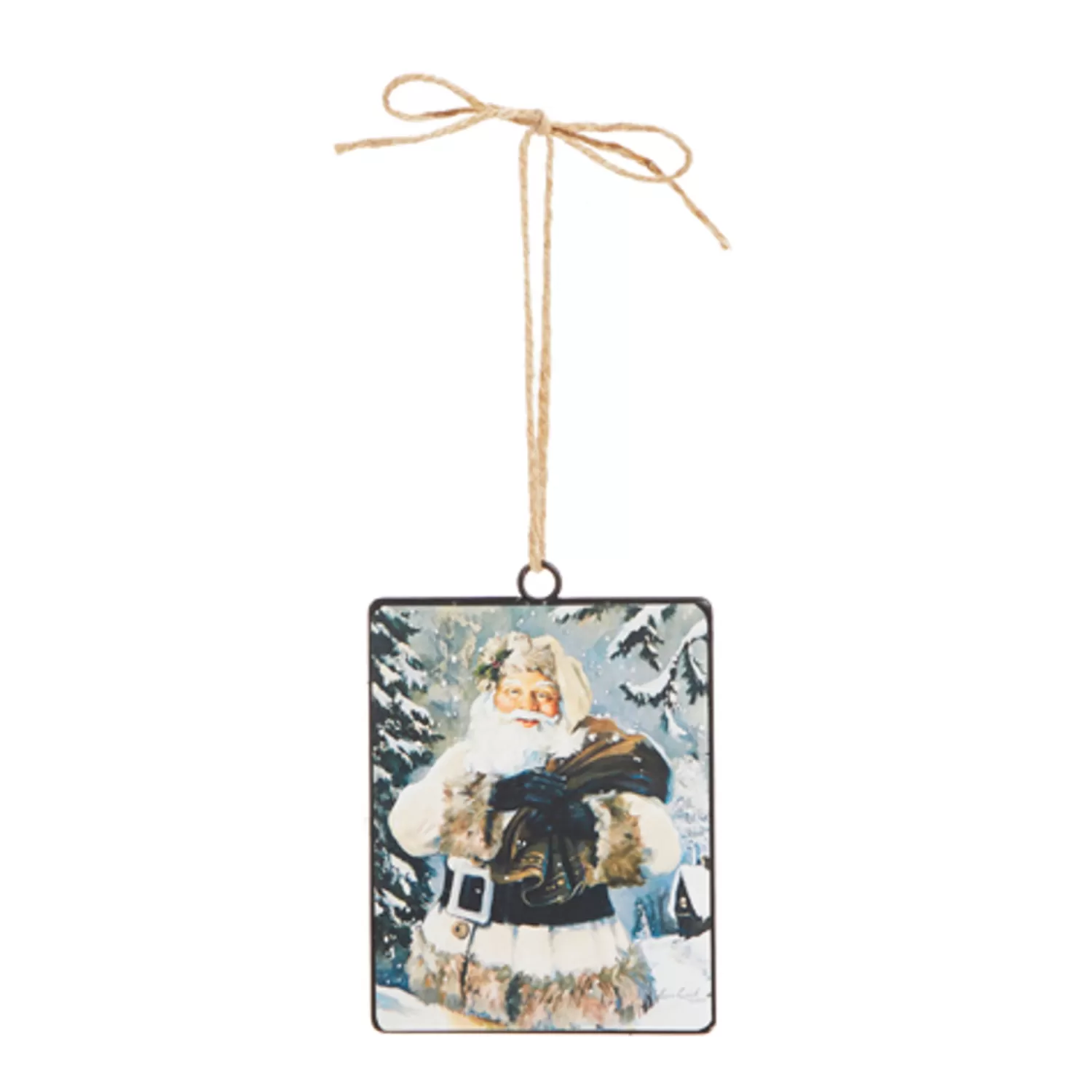 Best Treetime 6" Woodland Santa Ornament