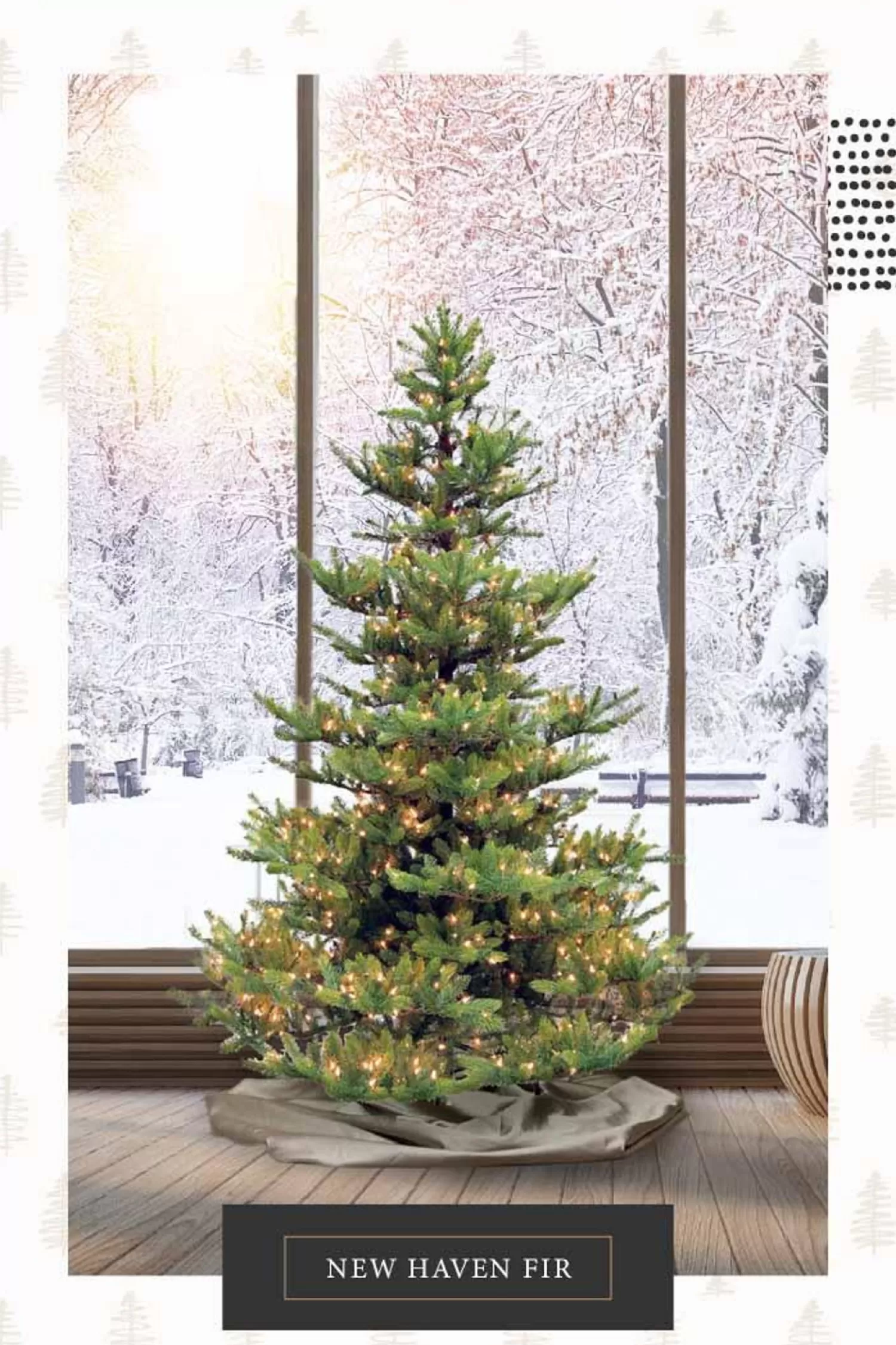 Best Sale Treetime 7.5' New Haven Fir W/PP Tree - ColorChange LED
