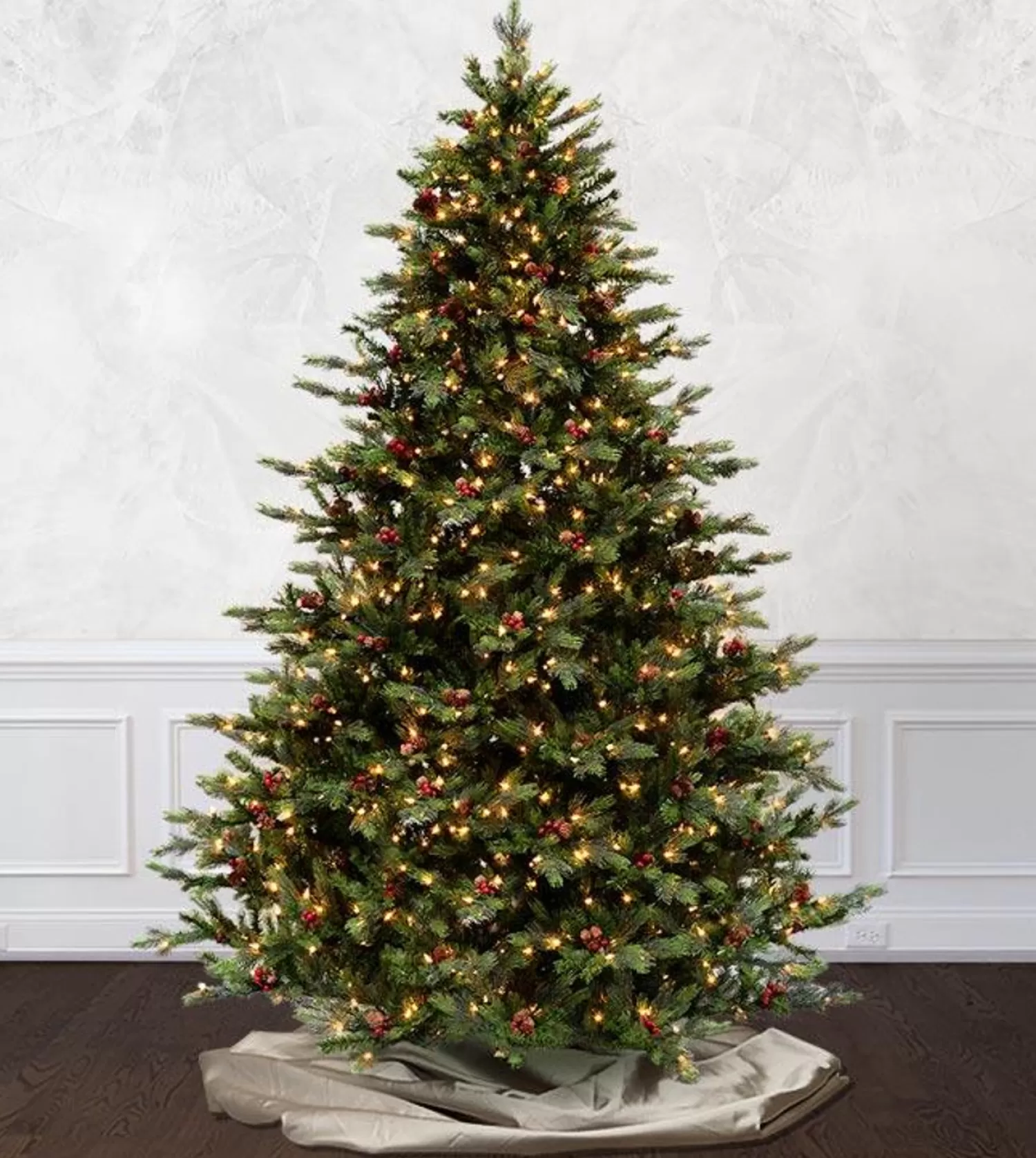 Store Treetime 9' Deluxe Santa Fe Tree - ColorChange LED