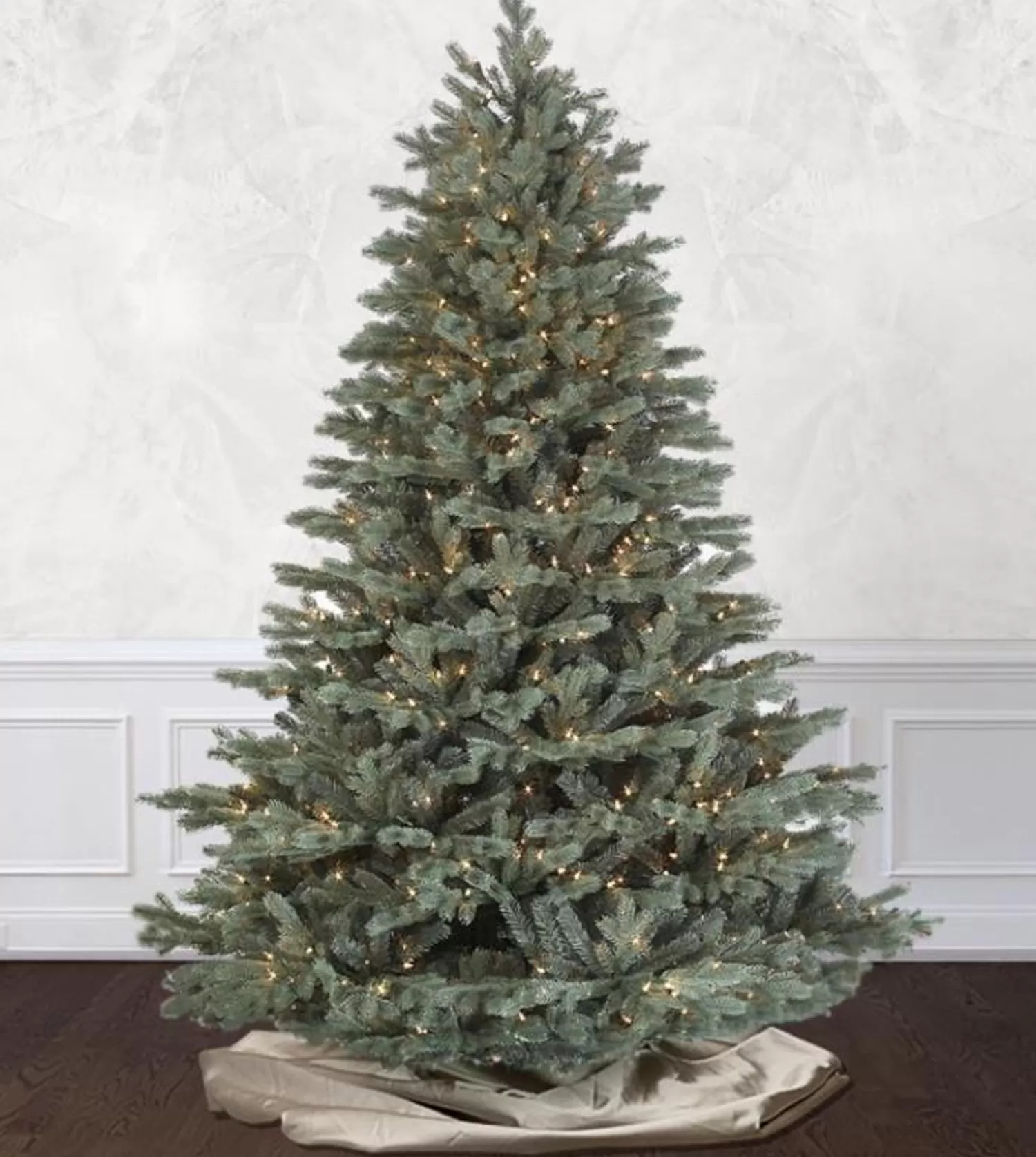 Cheap Treetime 9' Savoy Blue Spruce Tree - ColorChange LED
