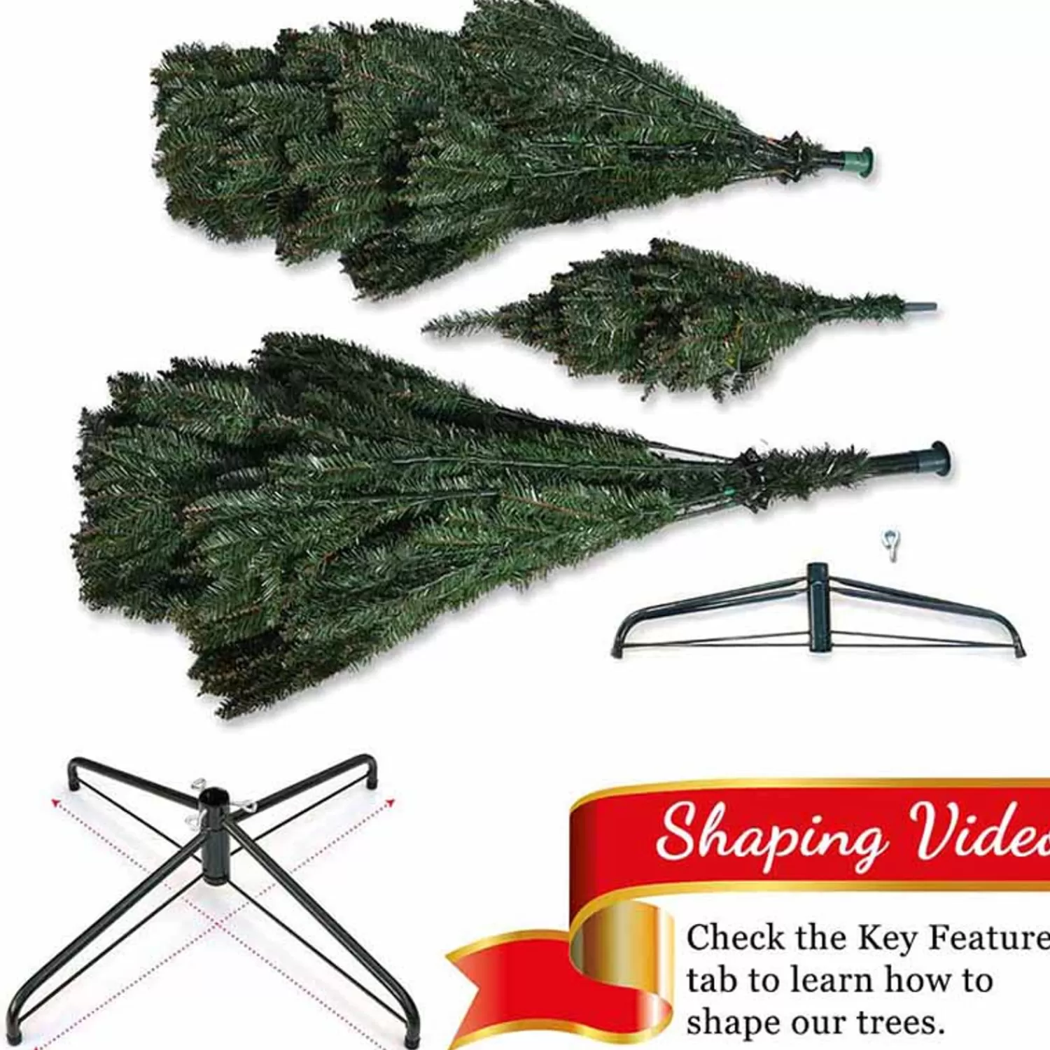 Clearance Treetime 9' Slim Nordica Fir Tree - ColorChange18 (ClearANCE)
