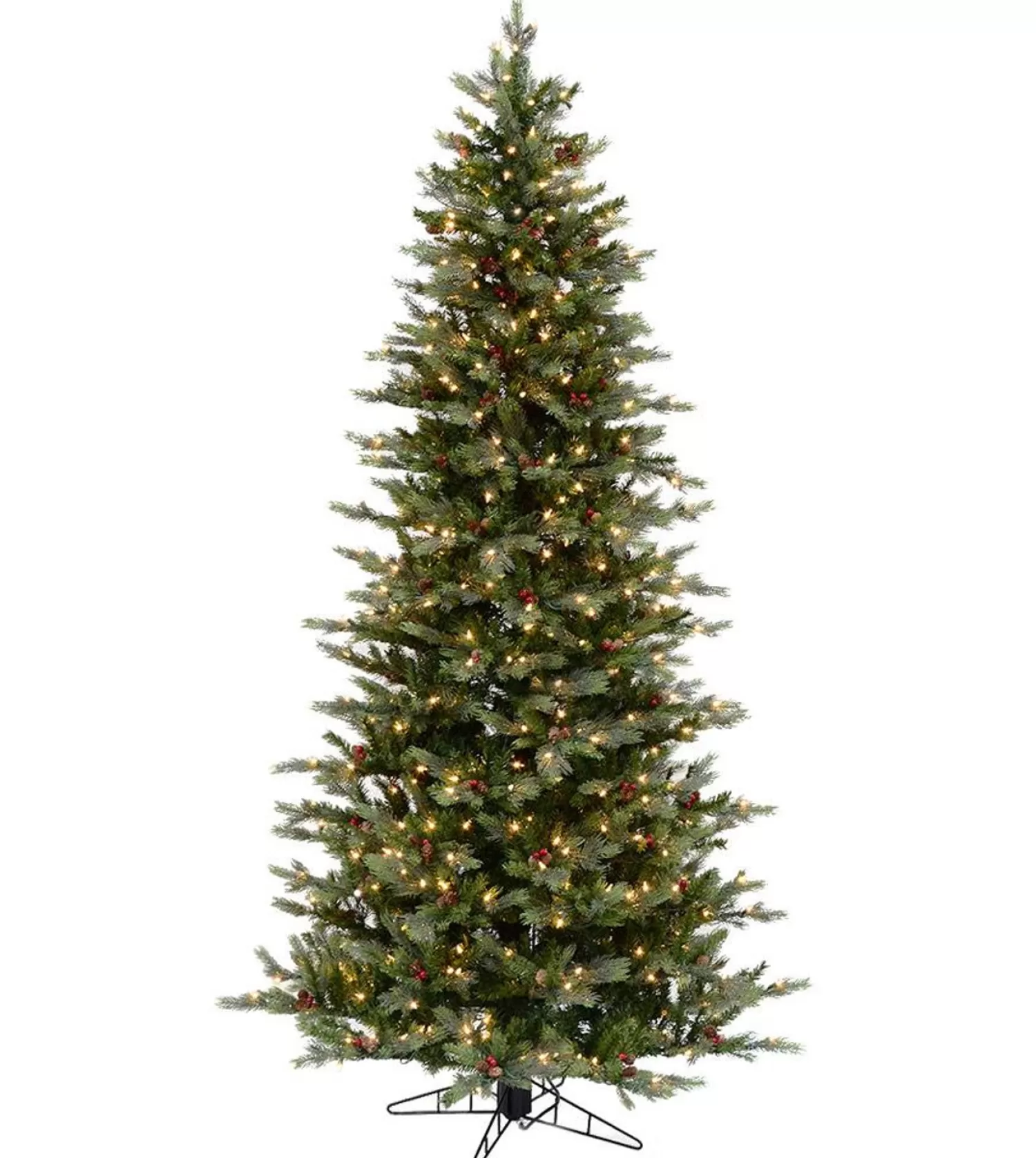 Clearance Treetime 9' Slim Santa Fe Tree - ColorChange LED