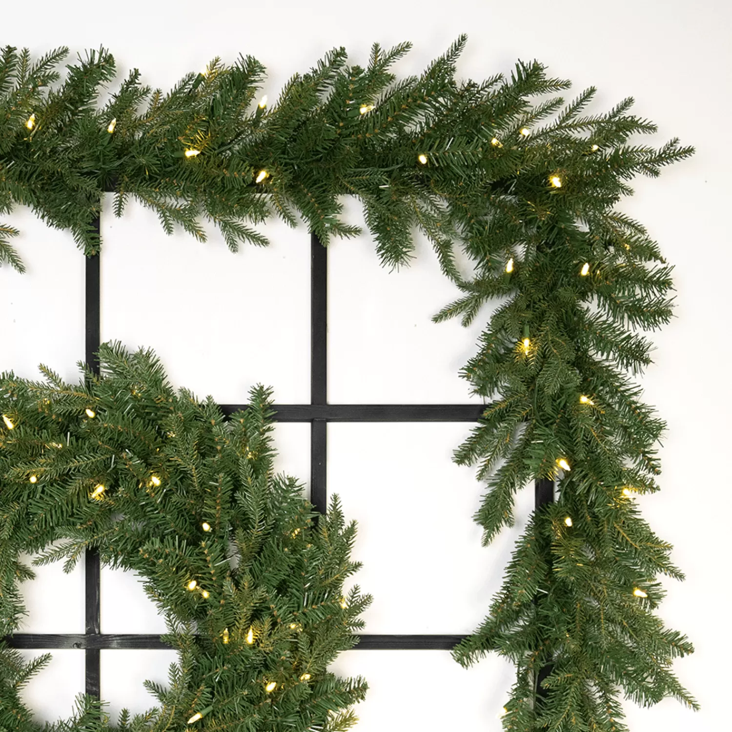 Sale Treetime 9' X 12" Cumberland Fir Garland - ColorChange LED