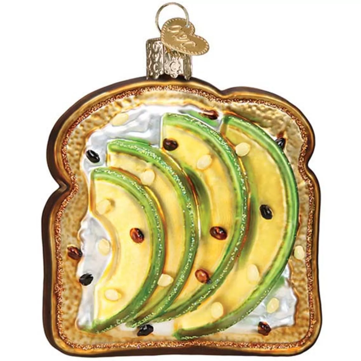 Online Treetime Avocado Toast Ornament