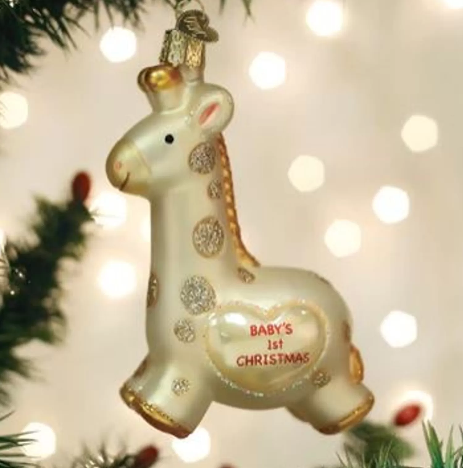 Cheap Treetime Baby's First Christmas Giraffe Ornament