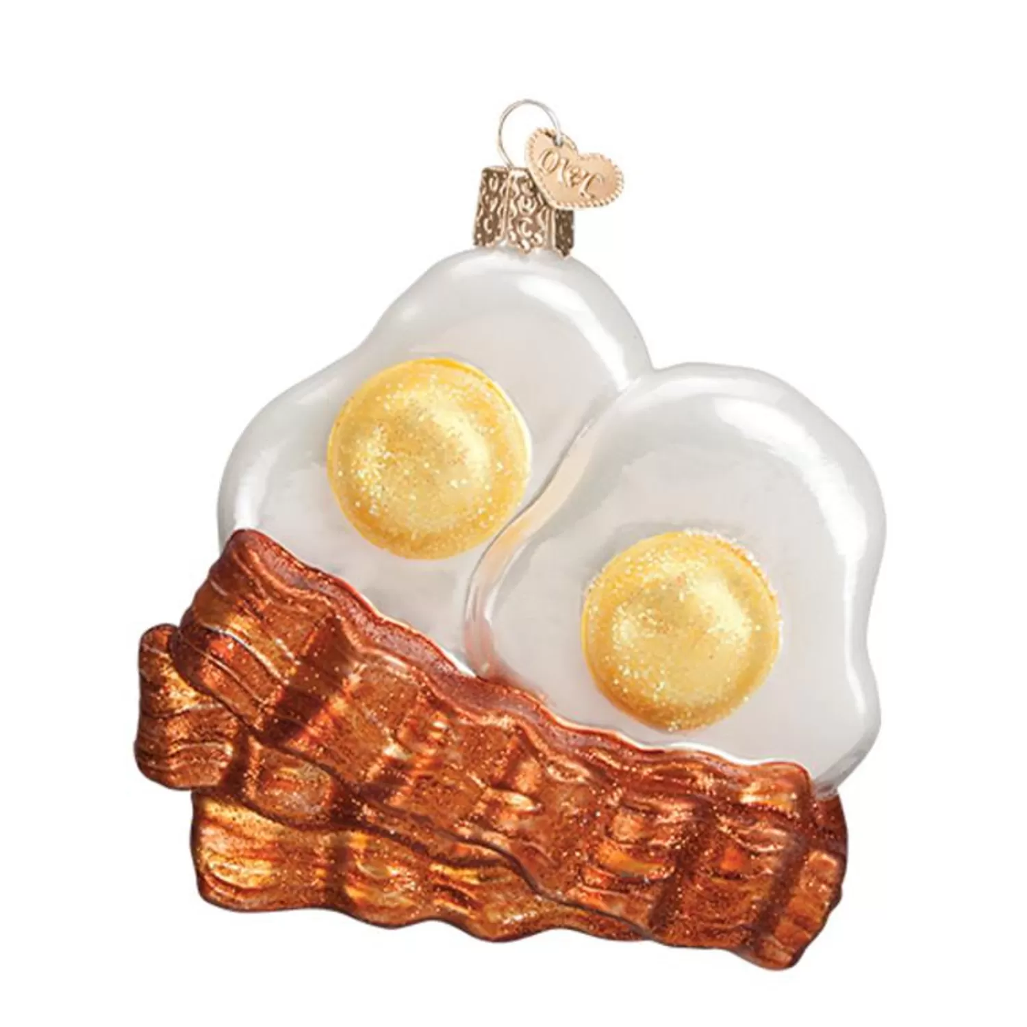 Hot Treetime Bacon And Eggs Ornament