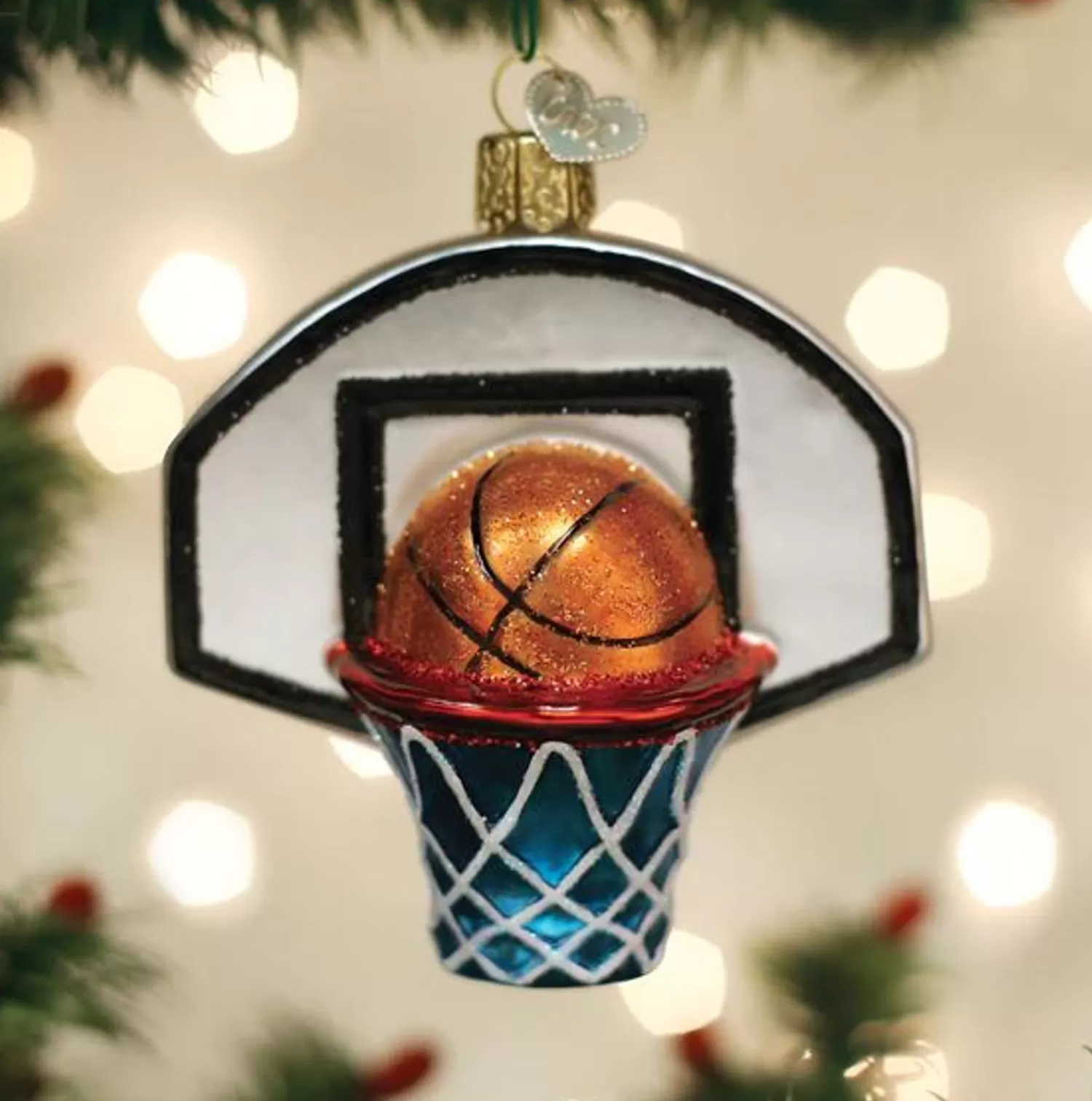 Flash Sale Treetime Basketball Hoop Ornament