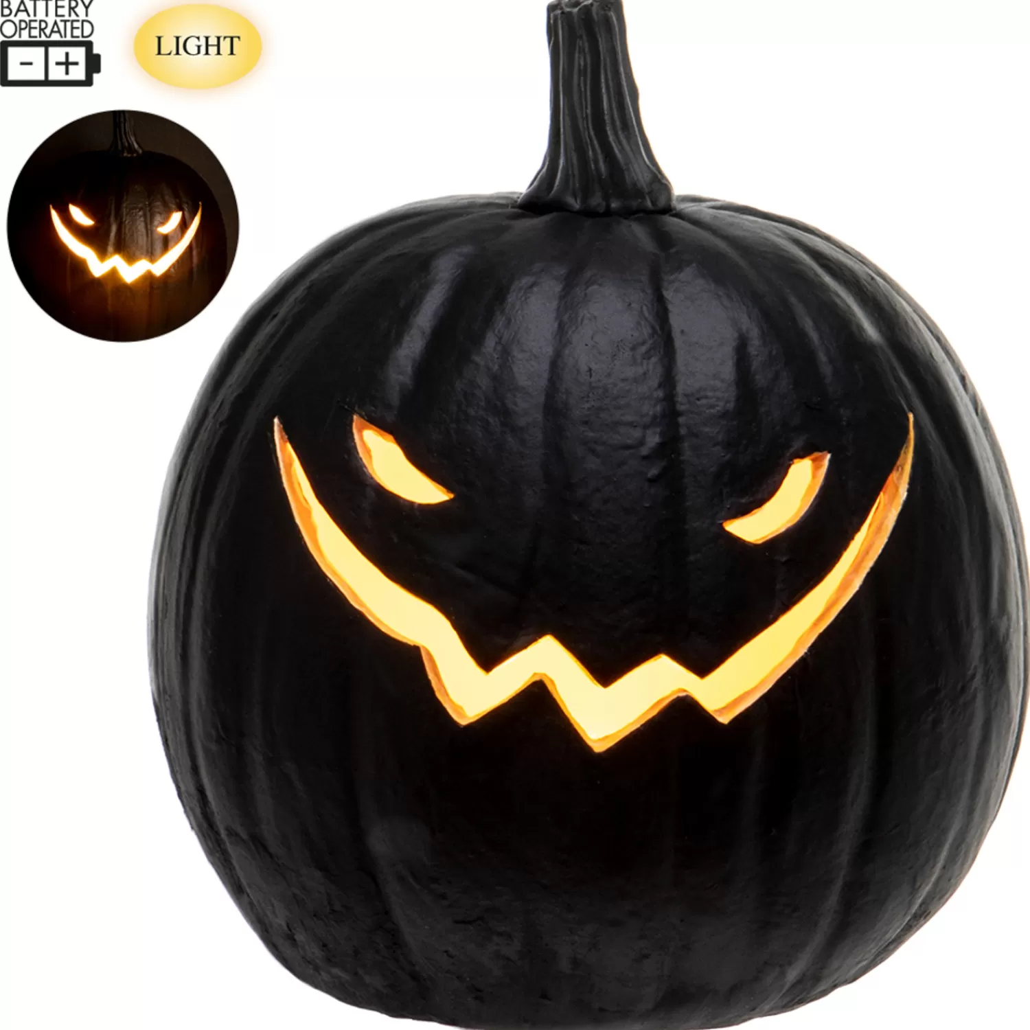 Flash Sale Treetime Battery Operated Jack-O-Lantern Black