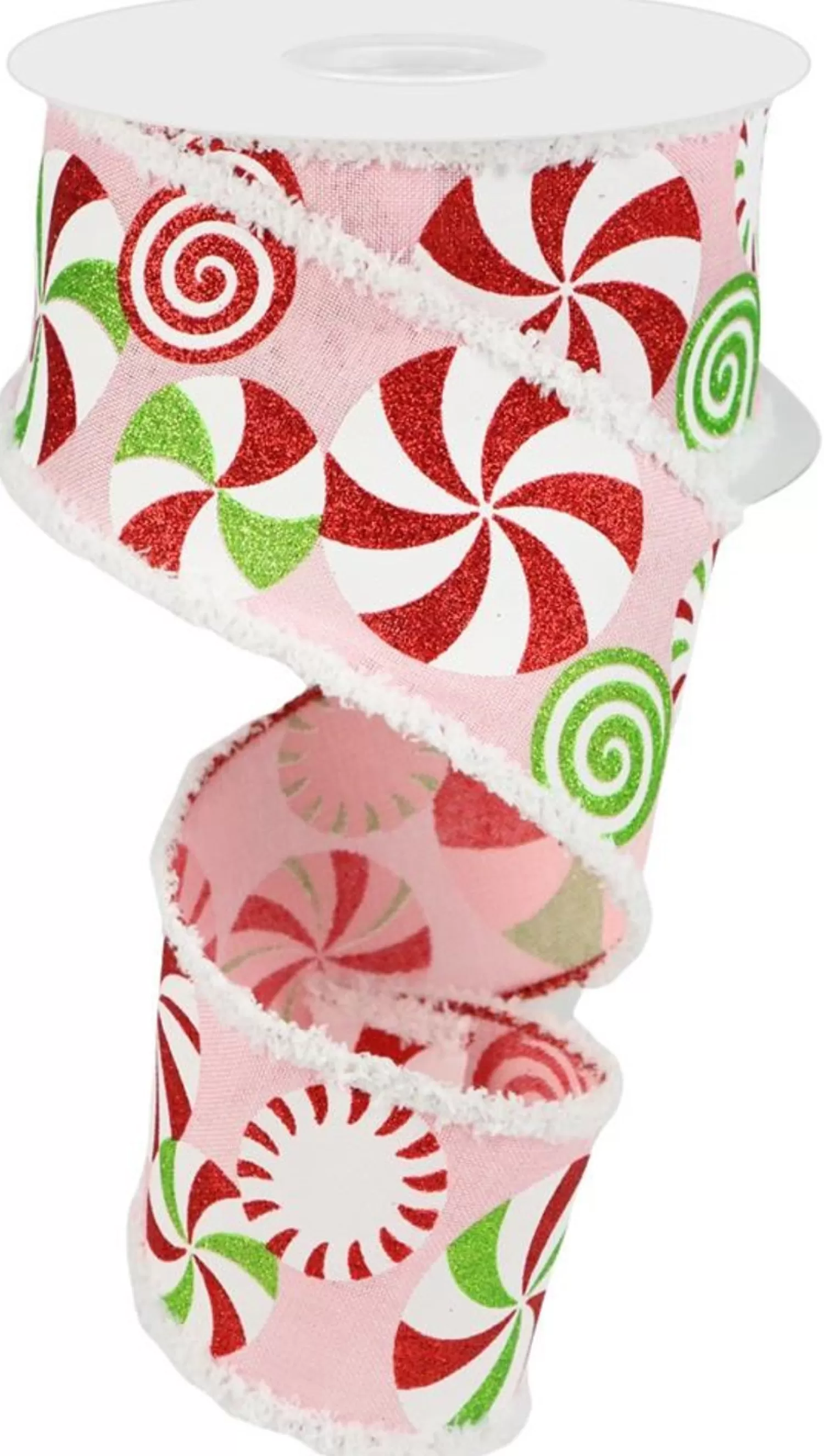 Flash Sale Treetime Bold Peppermints Ribbon, Pink, Red, White And Lime