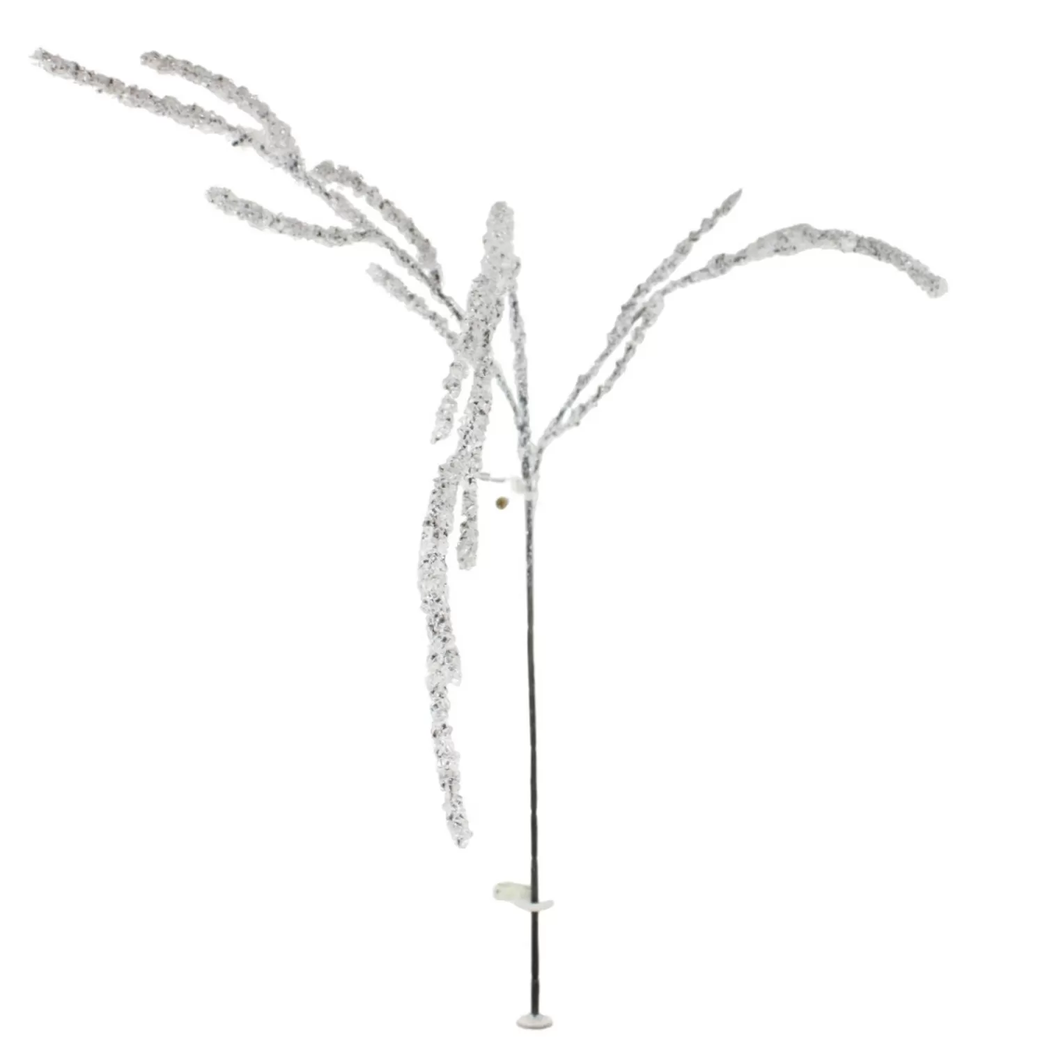 Store Treetime Brown And Clear Iced Twig Branch 37"