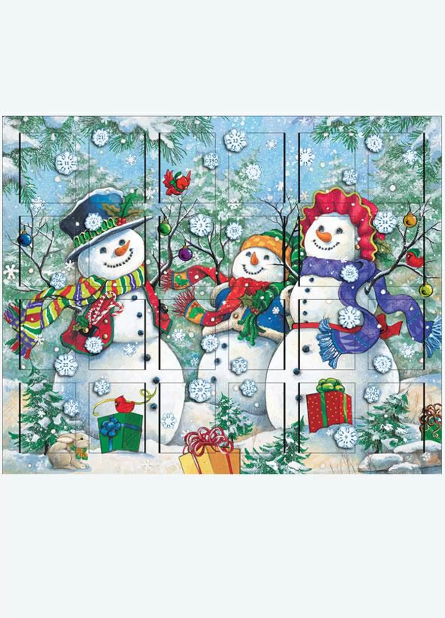 New Treetime Byers Choice Snowman Advent Calendar