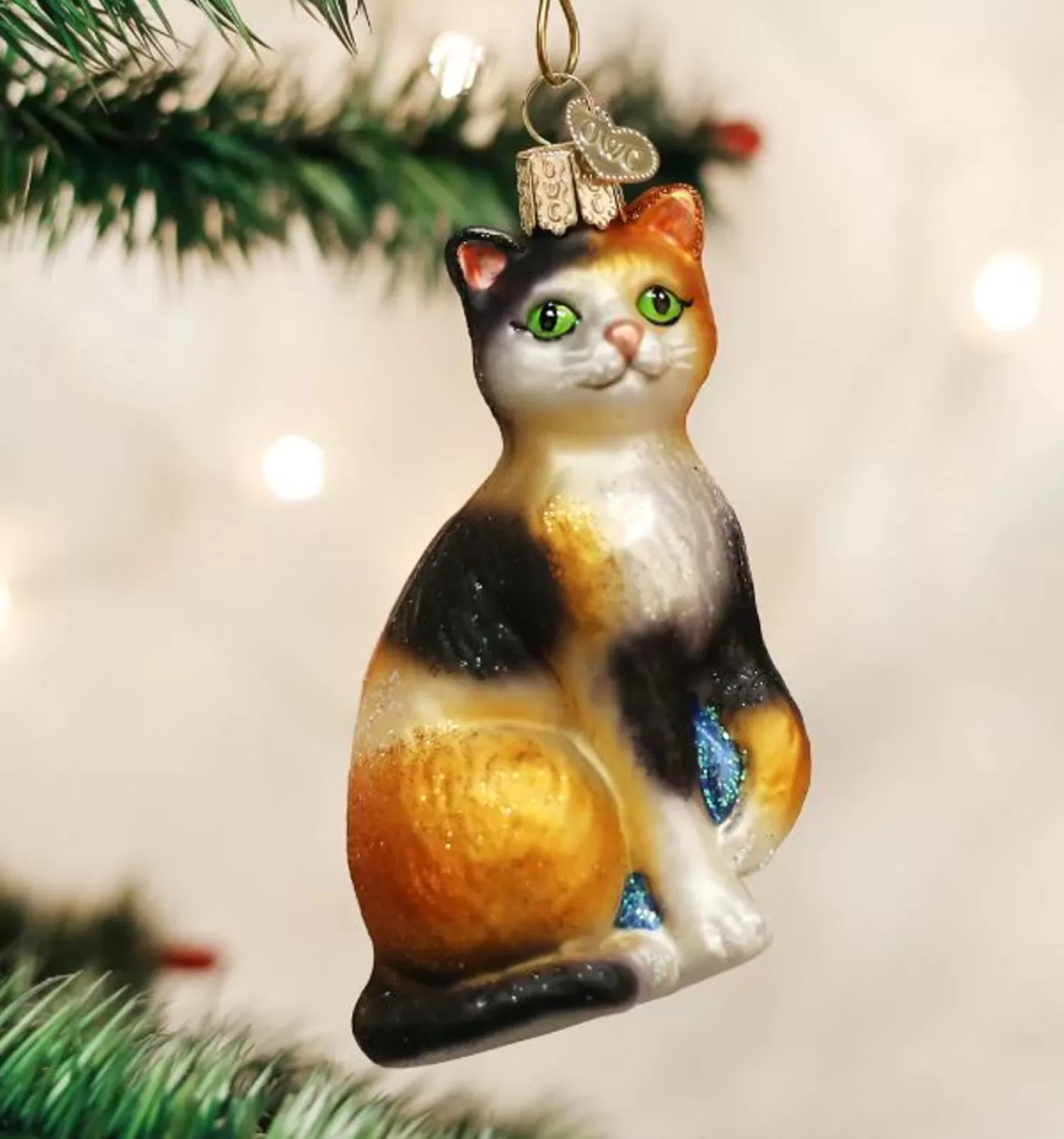 Store Treetime Calico Cat Ornament