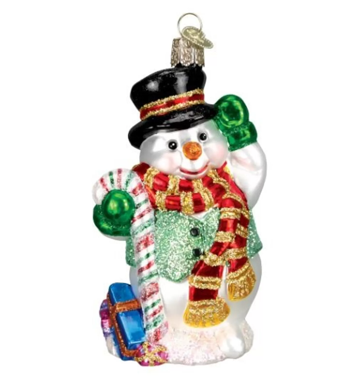 Best Treetime Candy Cane Snowman Ornament