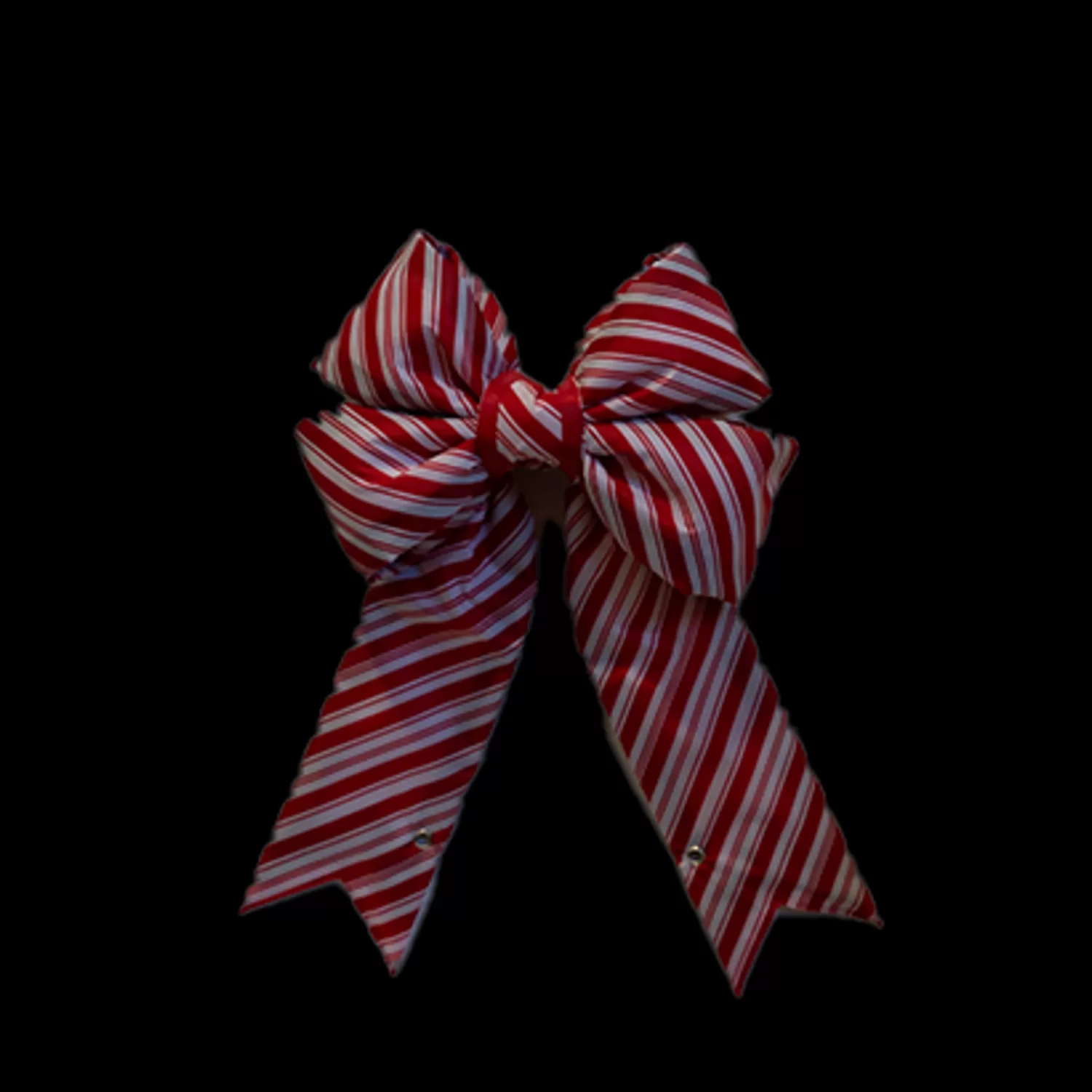 Fashion Treetime Candy Cane Stripe Outdoor Bow 18"