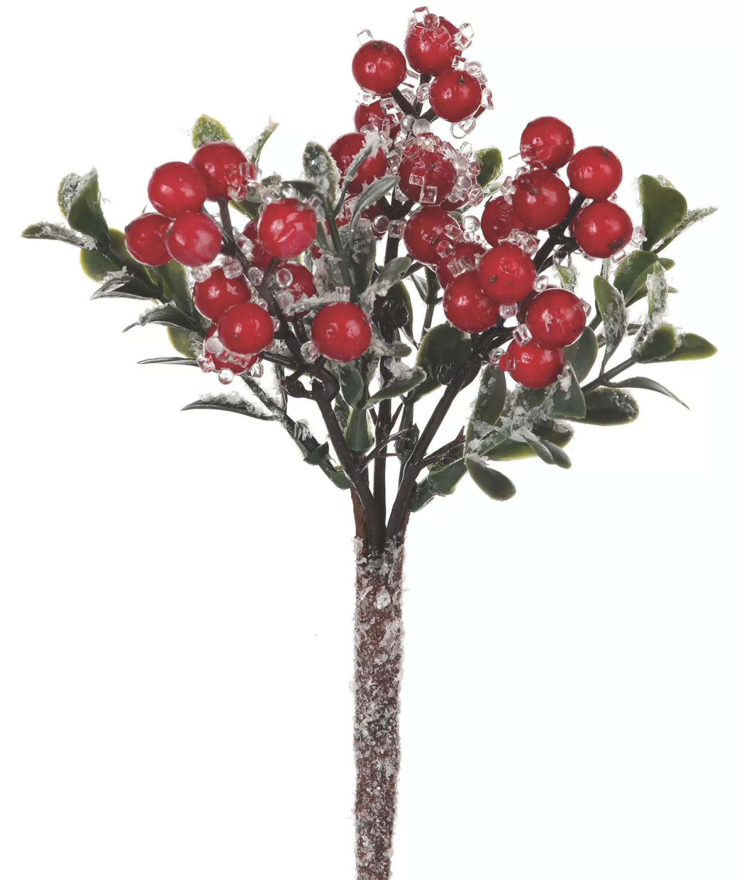 Best Sale Treetime Frstd Red/Grn Iced Berry Boxwood Pick 8"