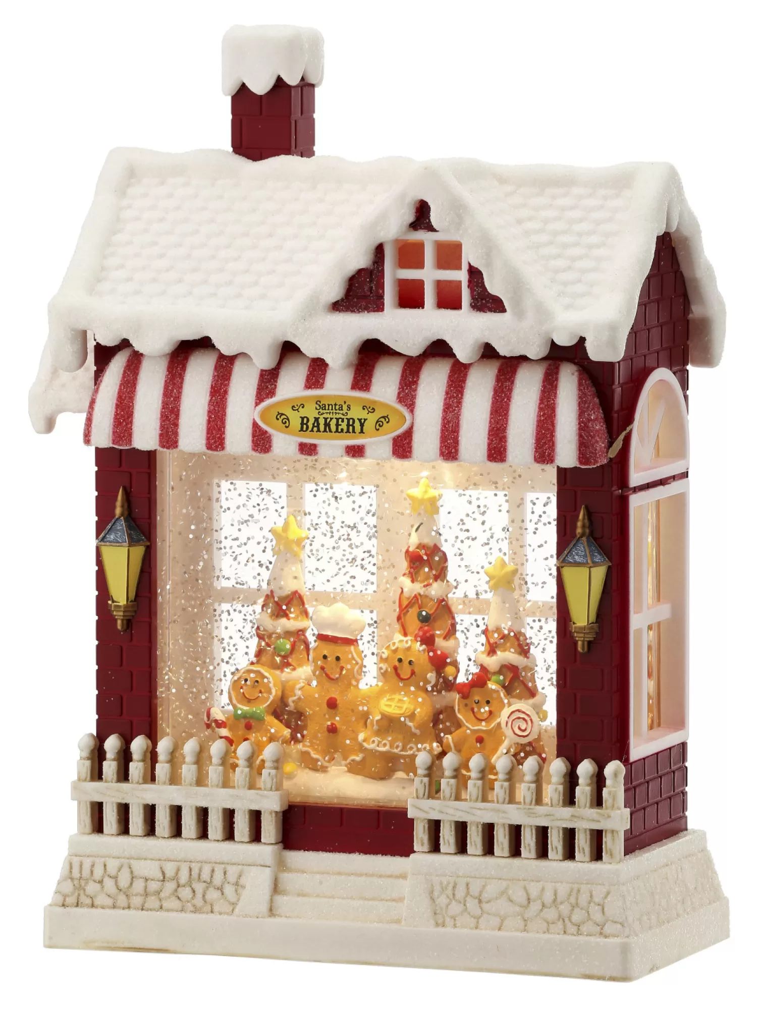 Discount Treetime Gingerbread Shop Water Globe