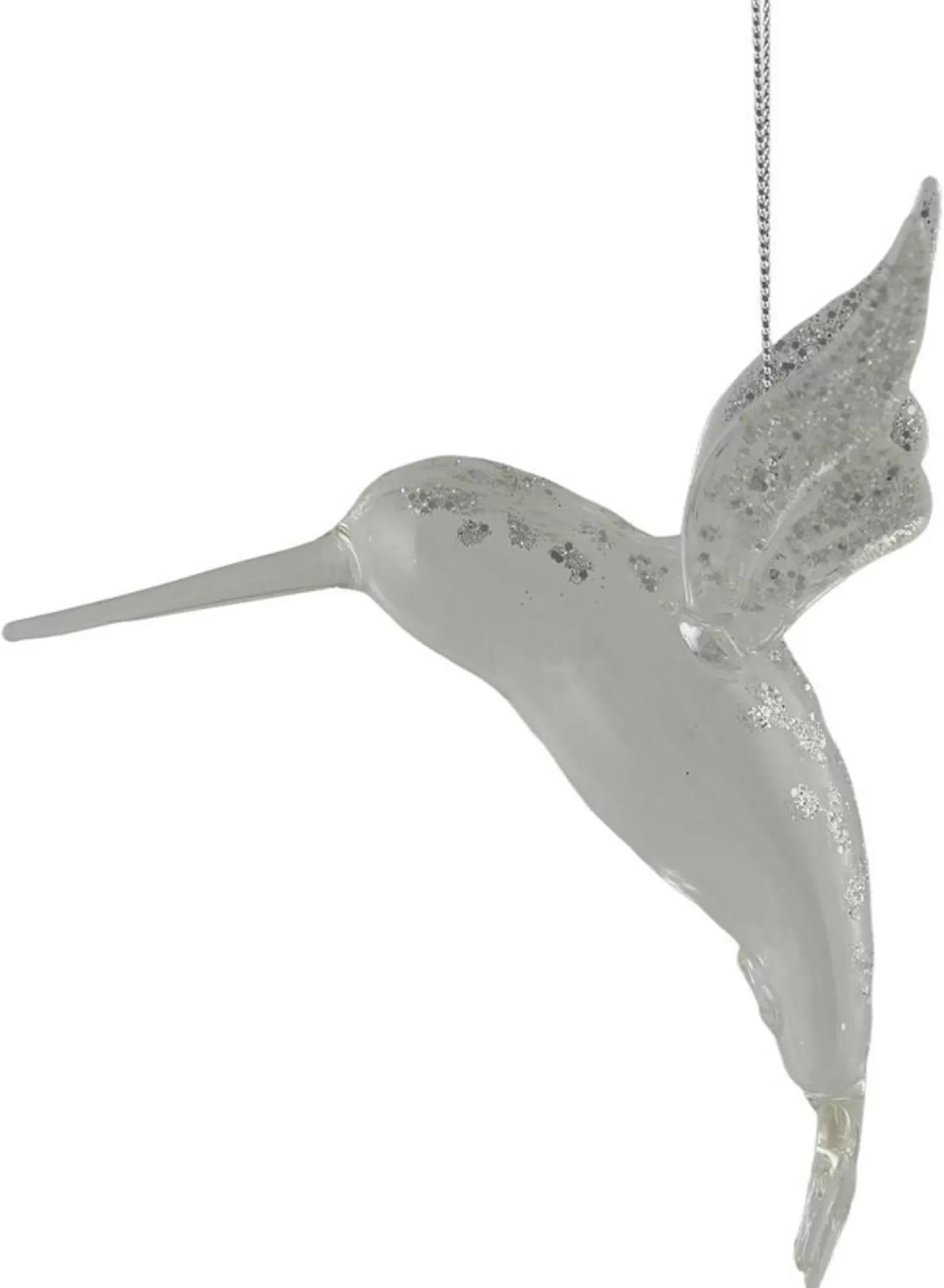 Cheap Treetime Glass Hummingbird Ornament Silver 6"H