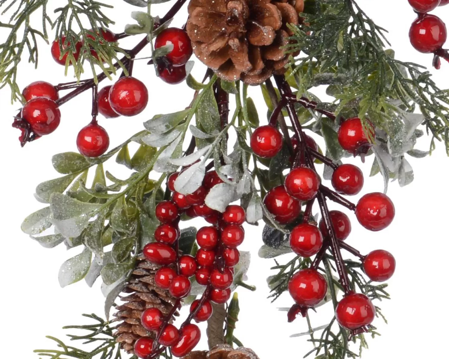 Cheap Treetime Glitter Berry Bunch Swag With Pinecones