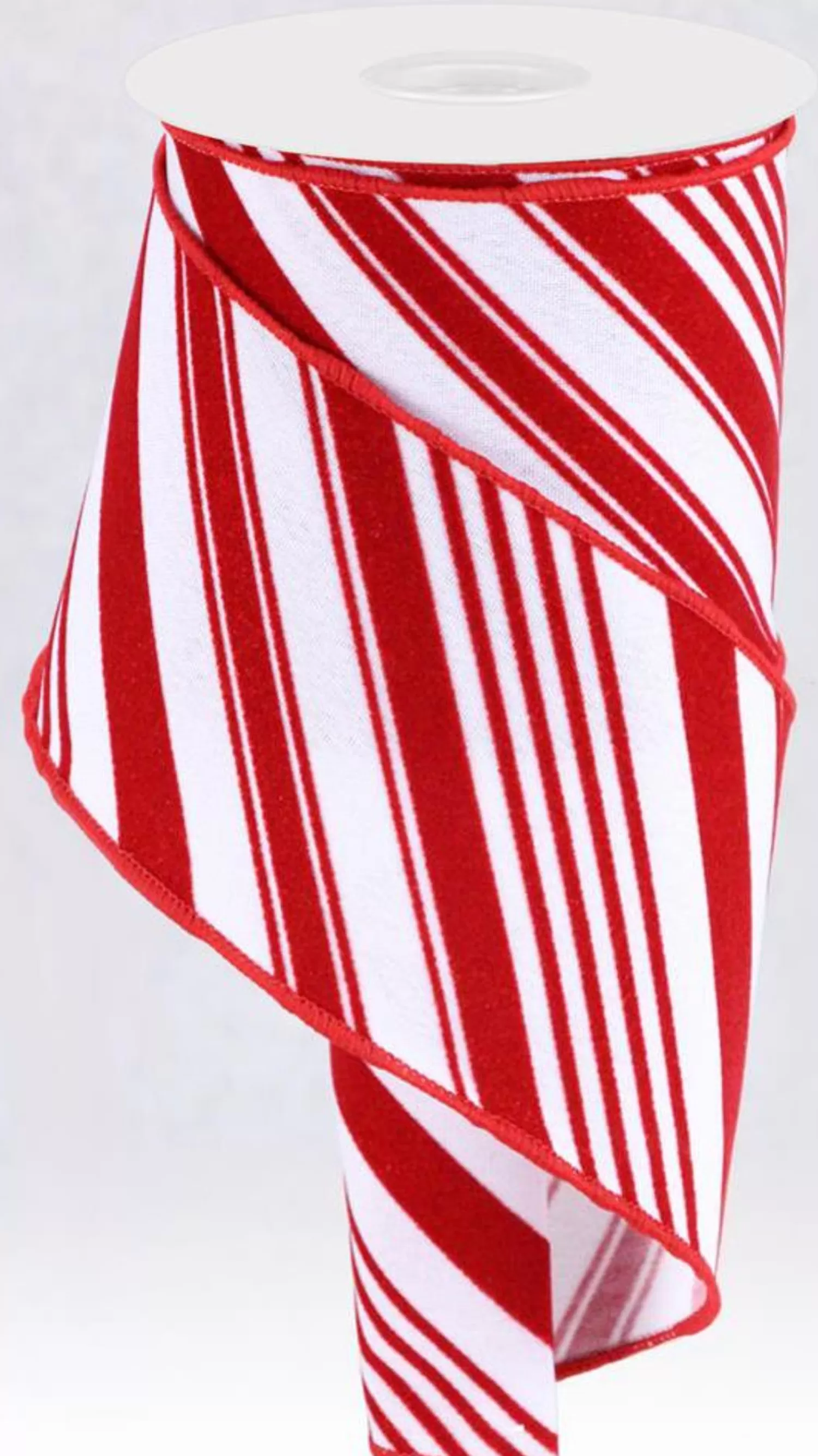 Sale Treetime Glitter Velvet Diagonal Stripes Ribbon