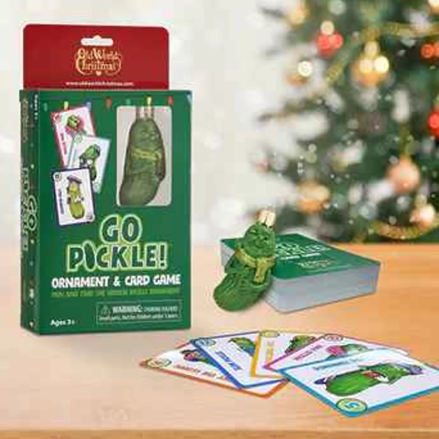 Online Treetime Go Pickle! Card Game And Ornament