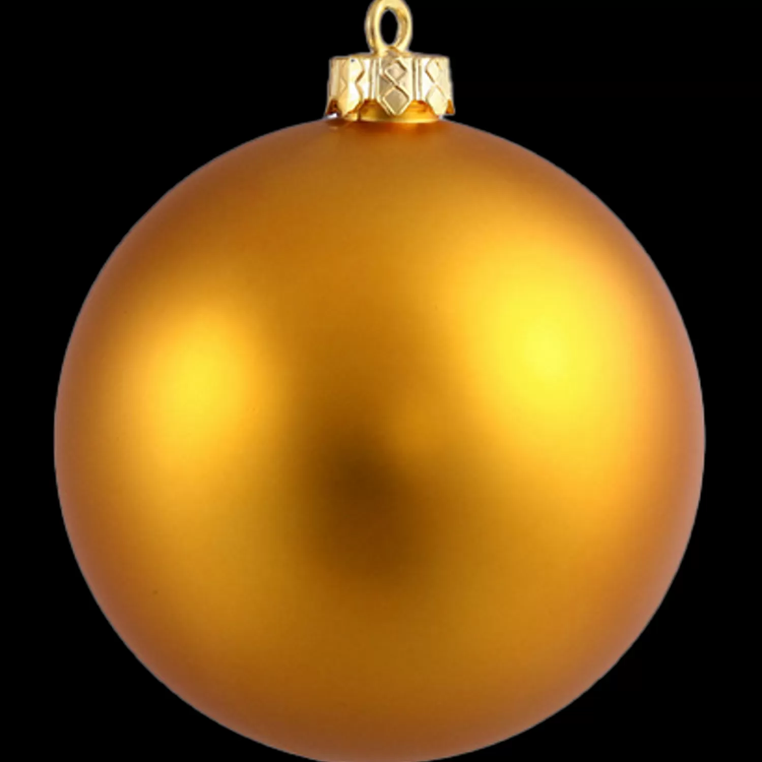 Clearance Treetime Gold Matte Shatterproof Ball Ornament 8"