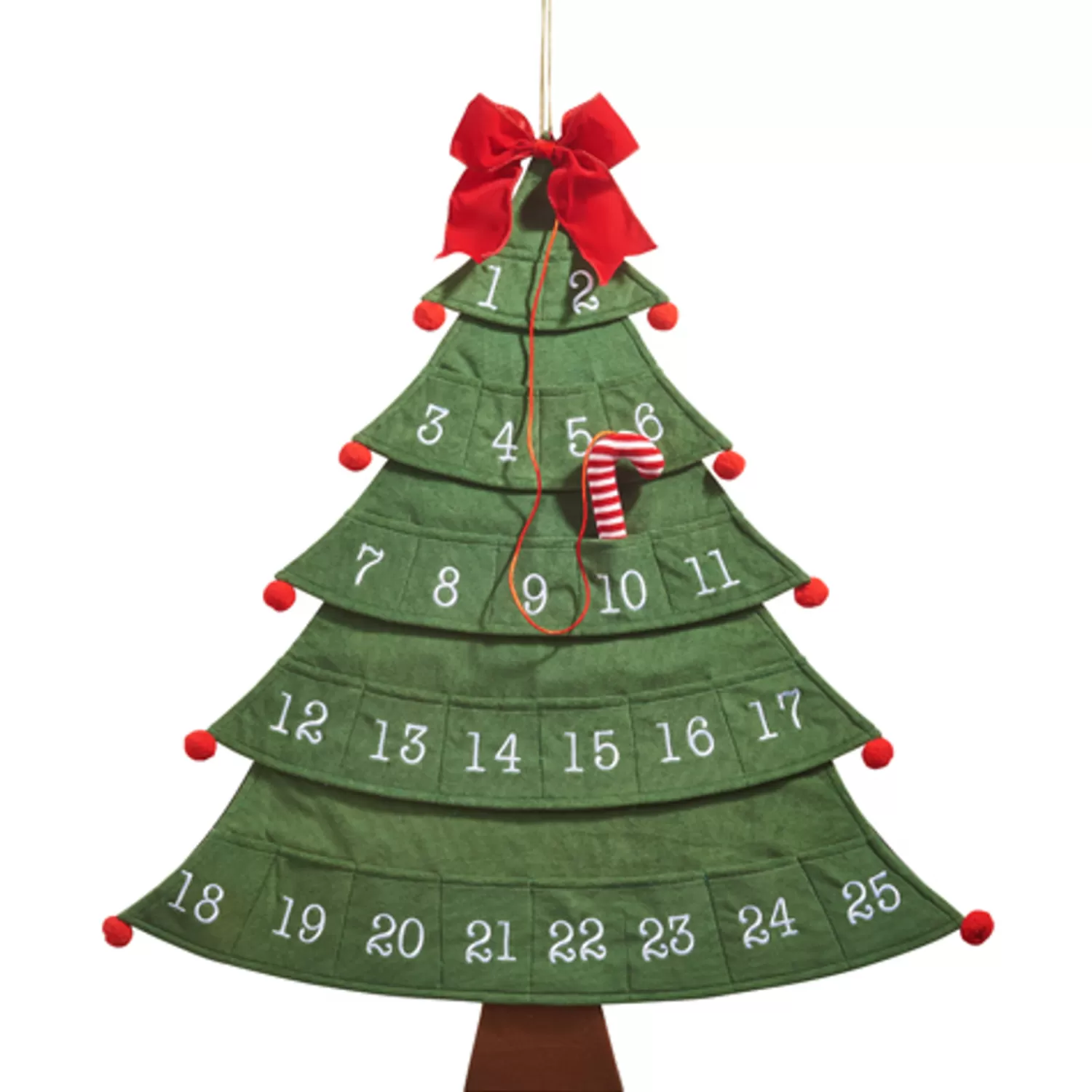 Best Treetime Green Advent Tree Calendar 32"