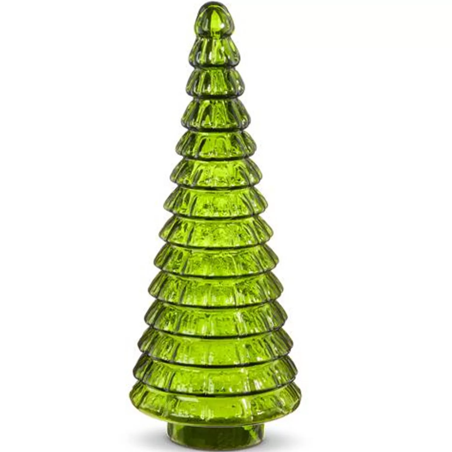 Sale Treetime Green Glass Tree 15.25"