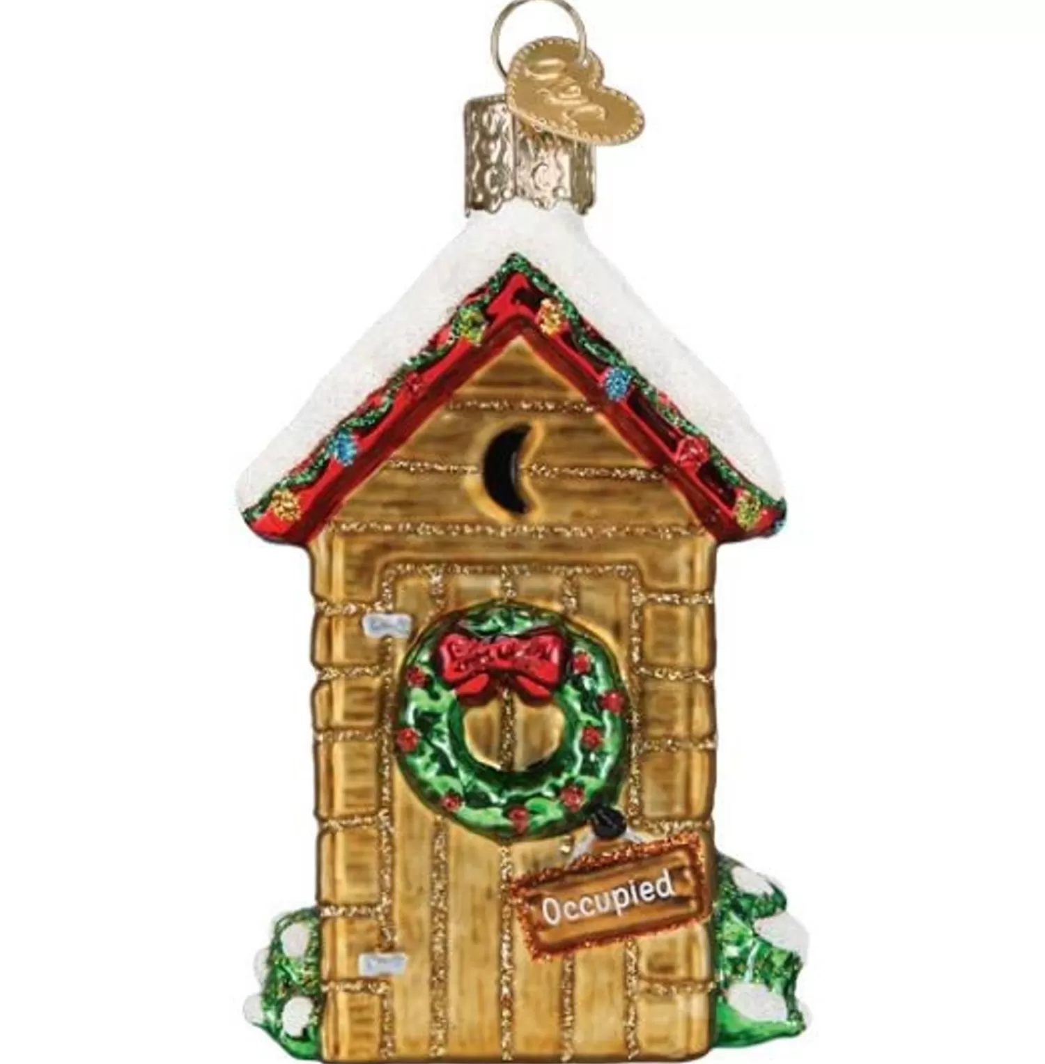 Sale Treetime Holiday Outhouse Ornament