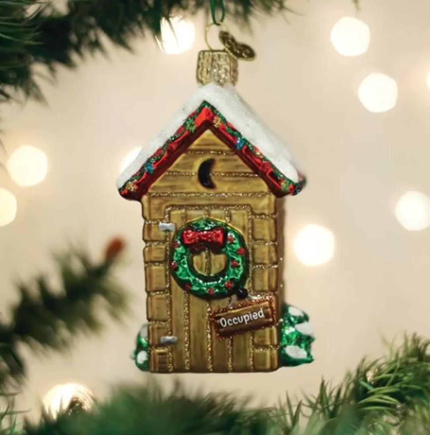 Sale Treetime Holiday Outhouse Ornament