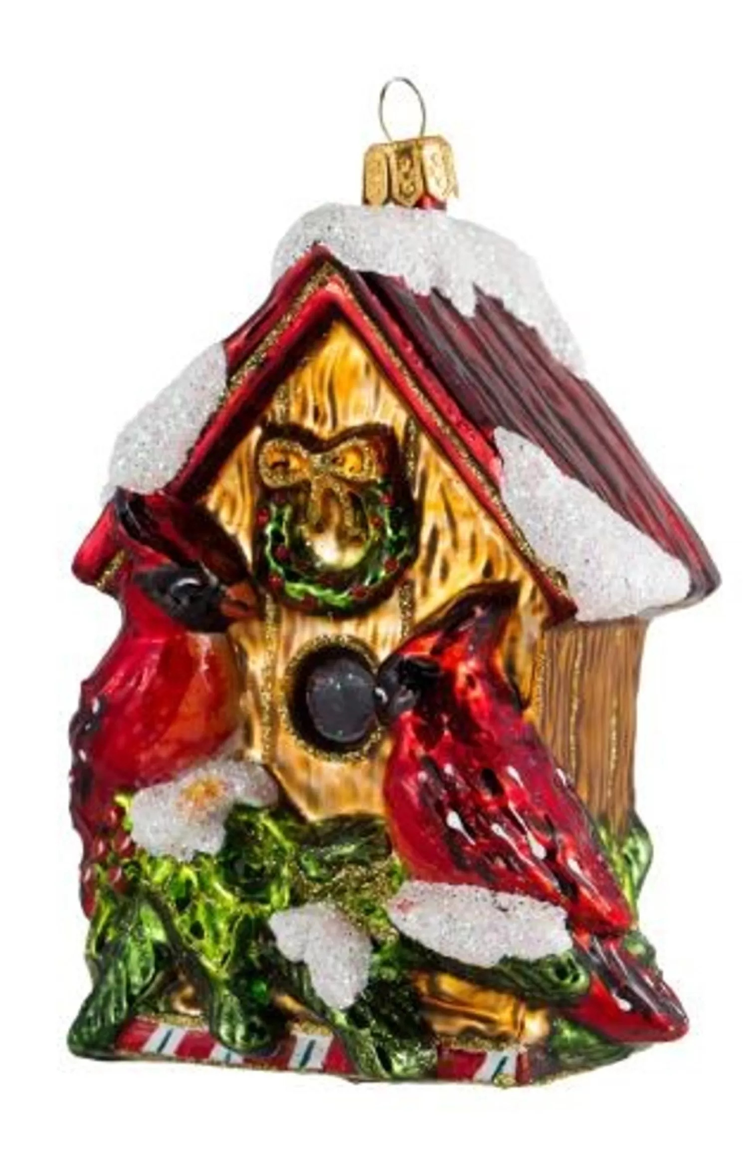 Shop Treetime Huras Family Birdhouse At #1 Holly Perch Lane Ornament