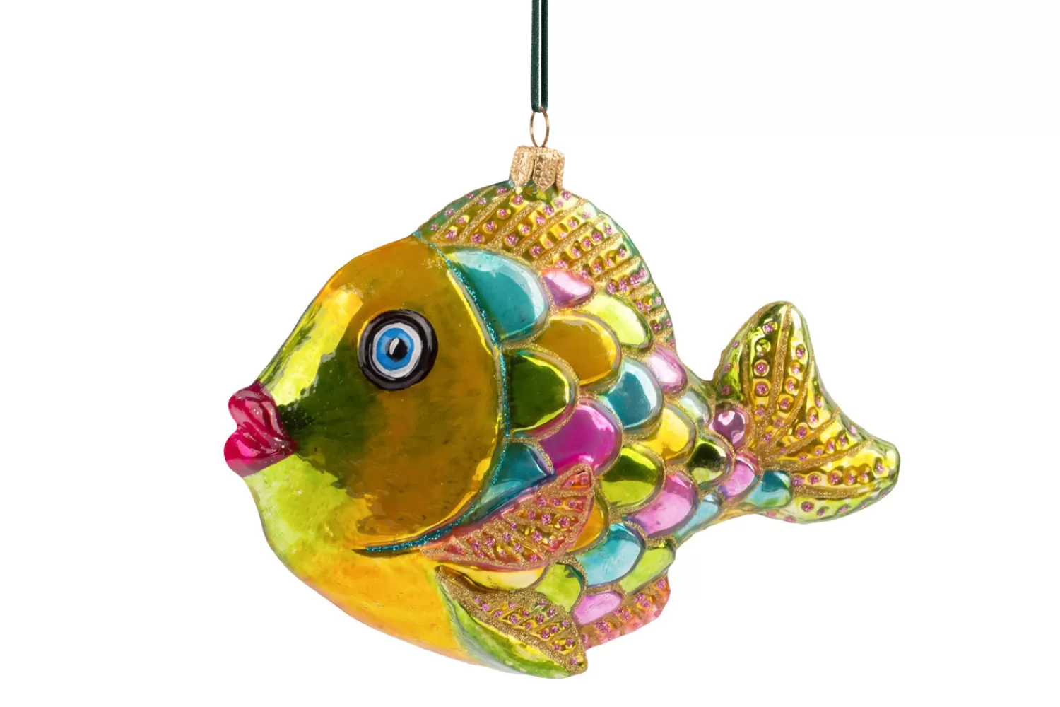 Clearance Treetime Huras Family Happy Holiday Fish Ornament