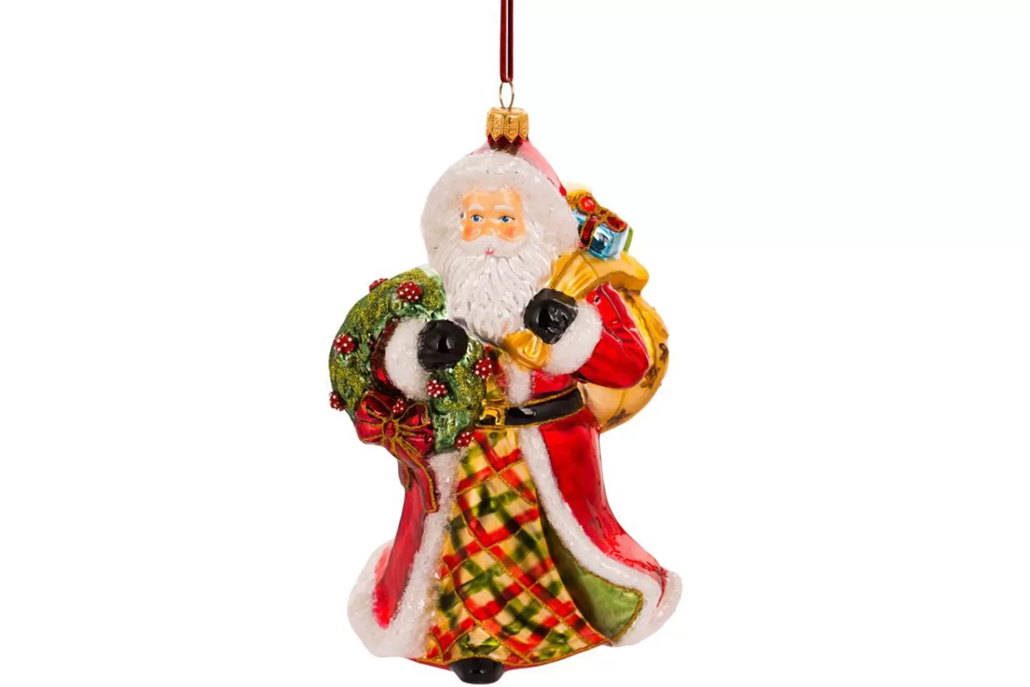 Fashion Treetime Huras Family Holiday Cheer Santa Ornament