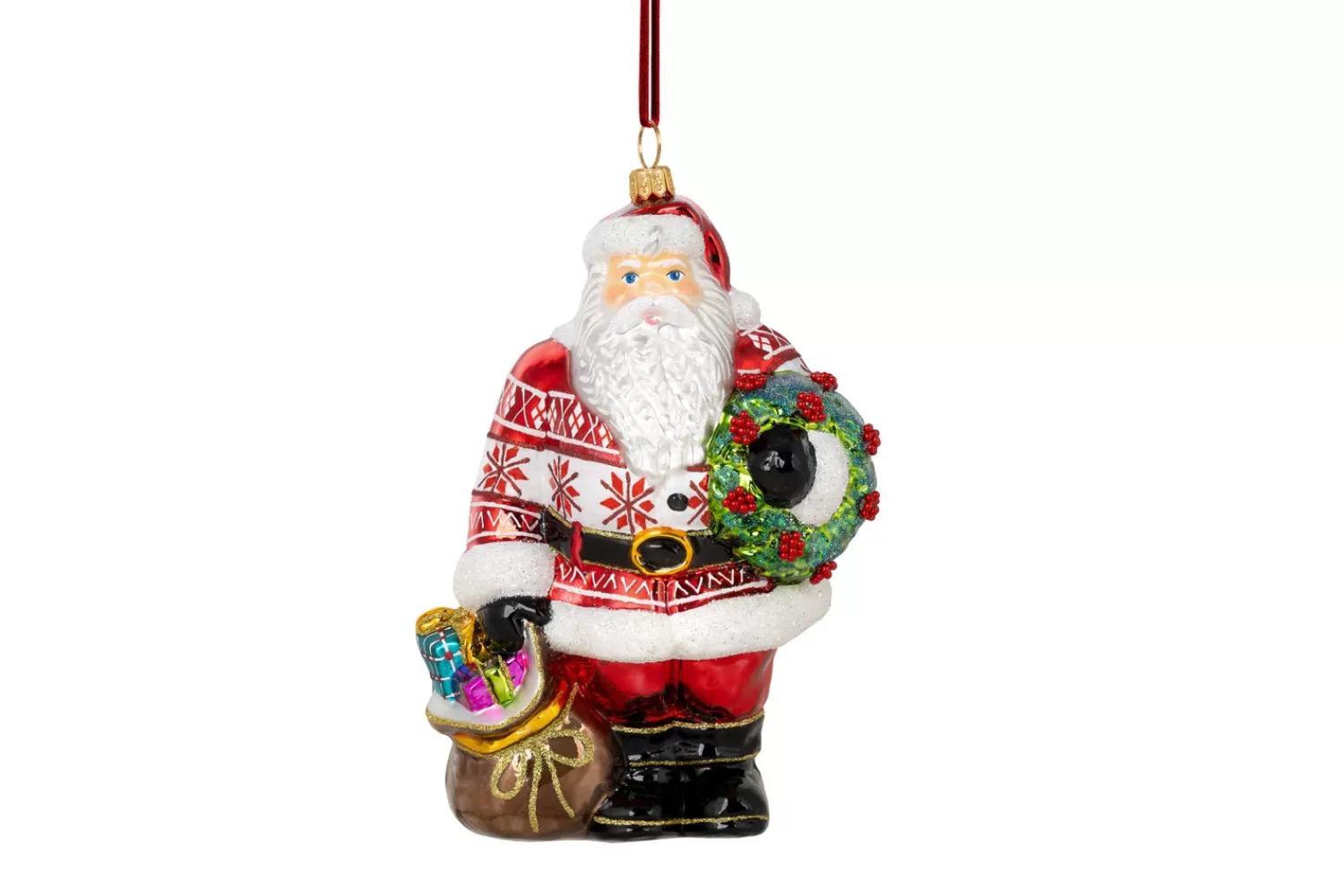 Discount Treetime Huras Family Hygge Santa Ornament