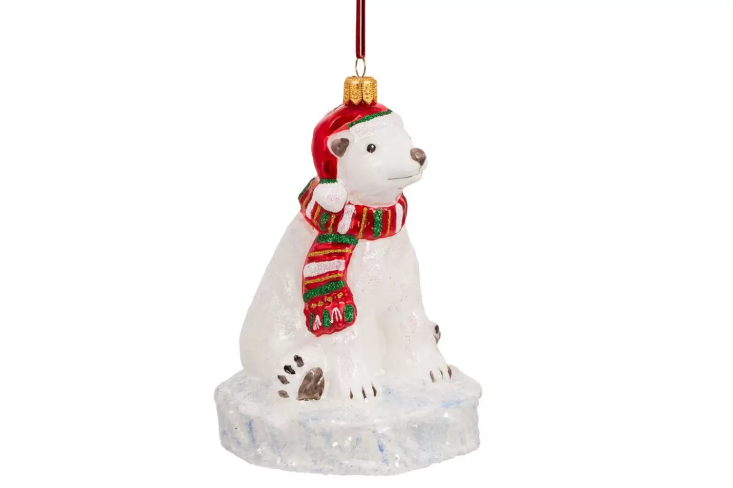 Discount Treetime Huras Family Polar Bear On Ice Ornament