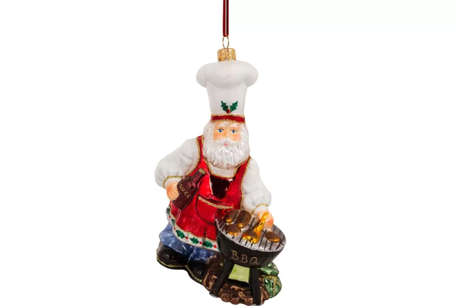 Cheap Treetime Huras Family Santa BBQs All Summer Long Ornament